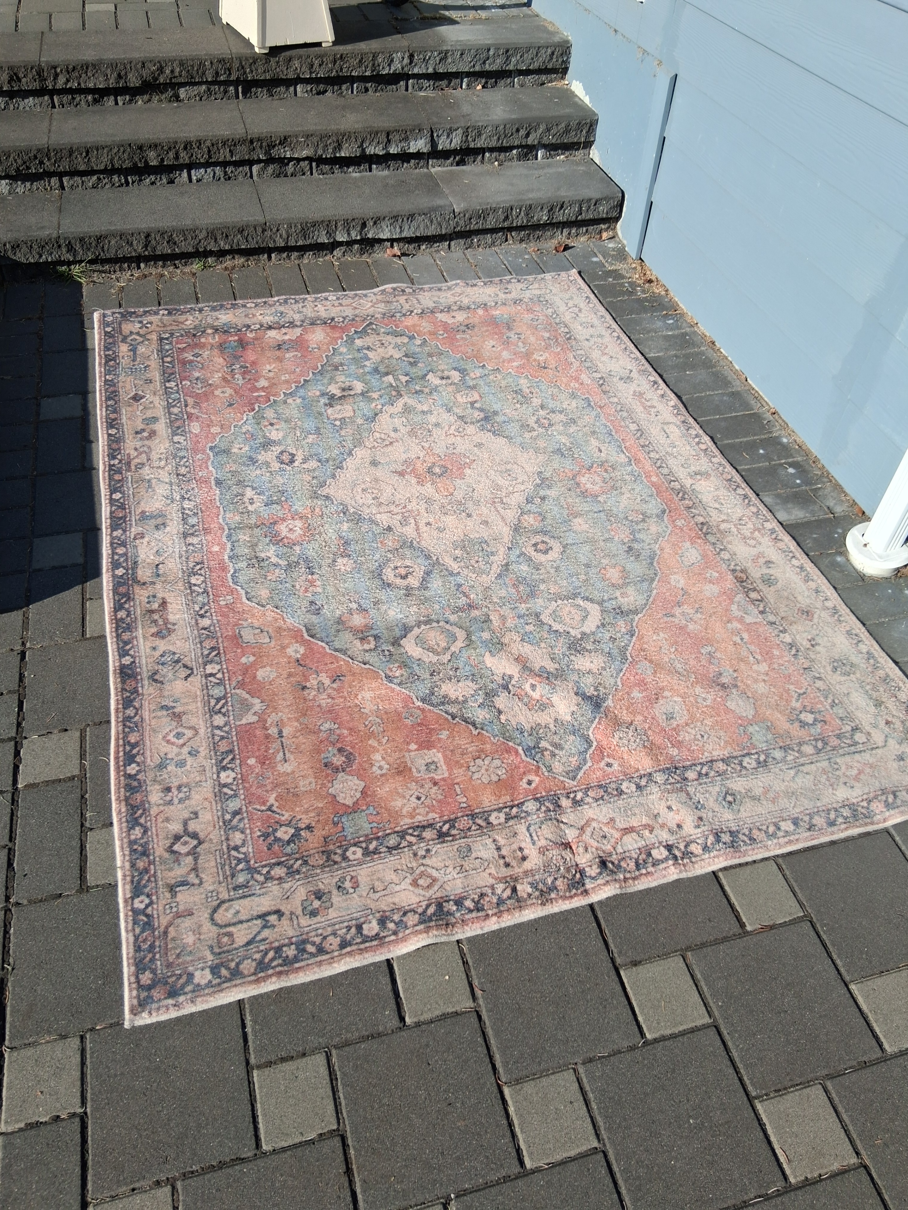 2 washable matching area rugs