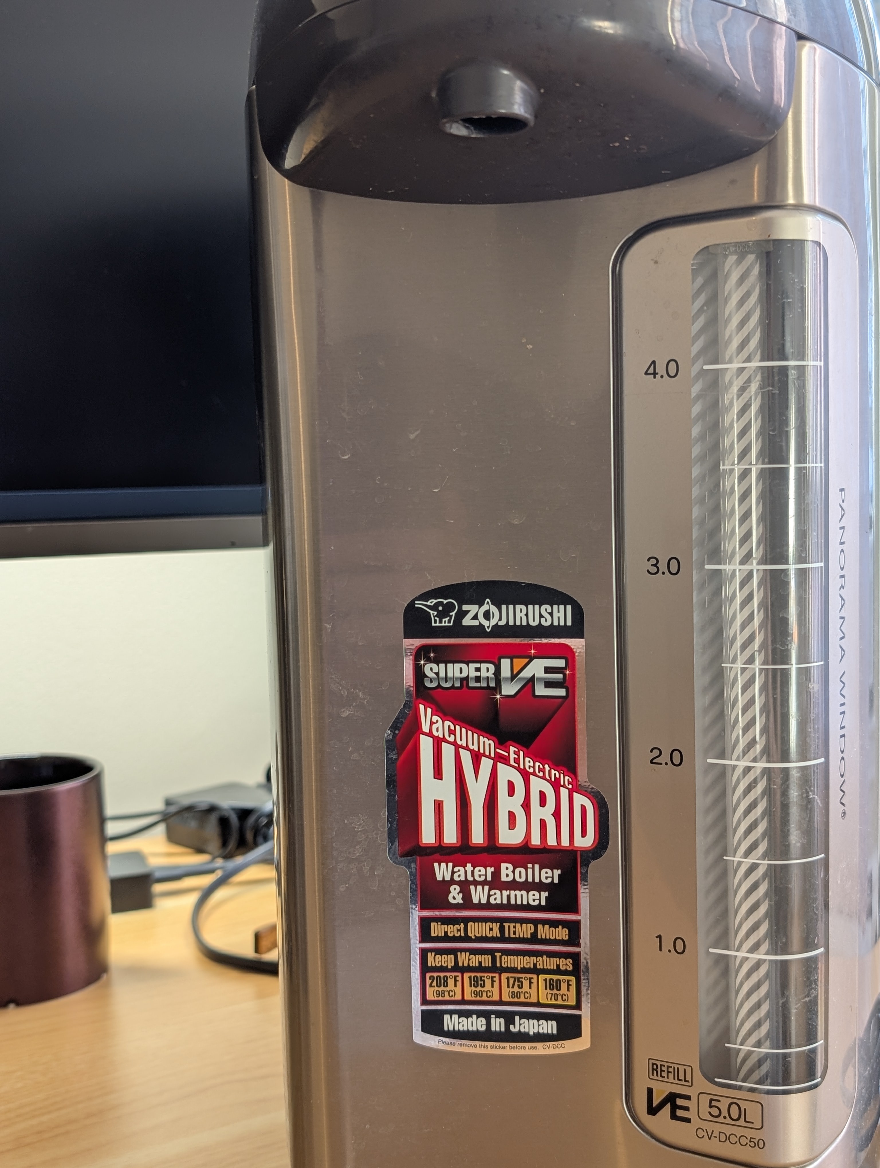 Zojirushi CV-DCC50 5L VE Hybrid Water Boiler - Made in Japan - photo 3
