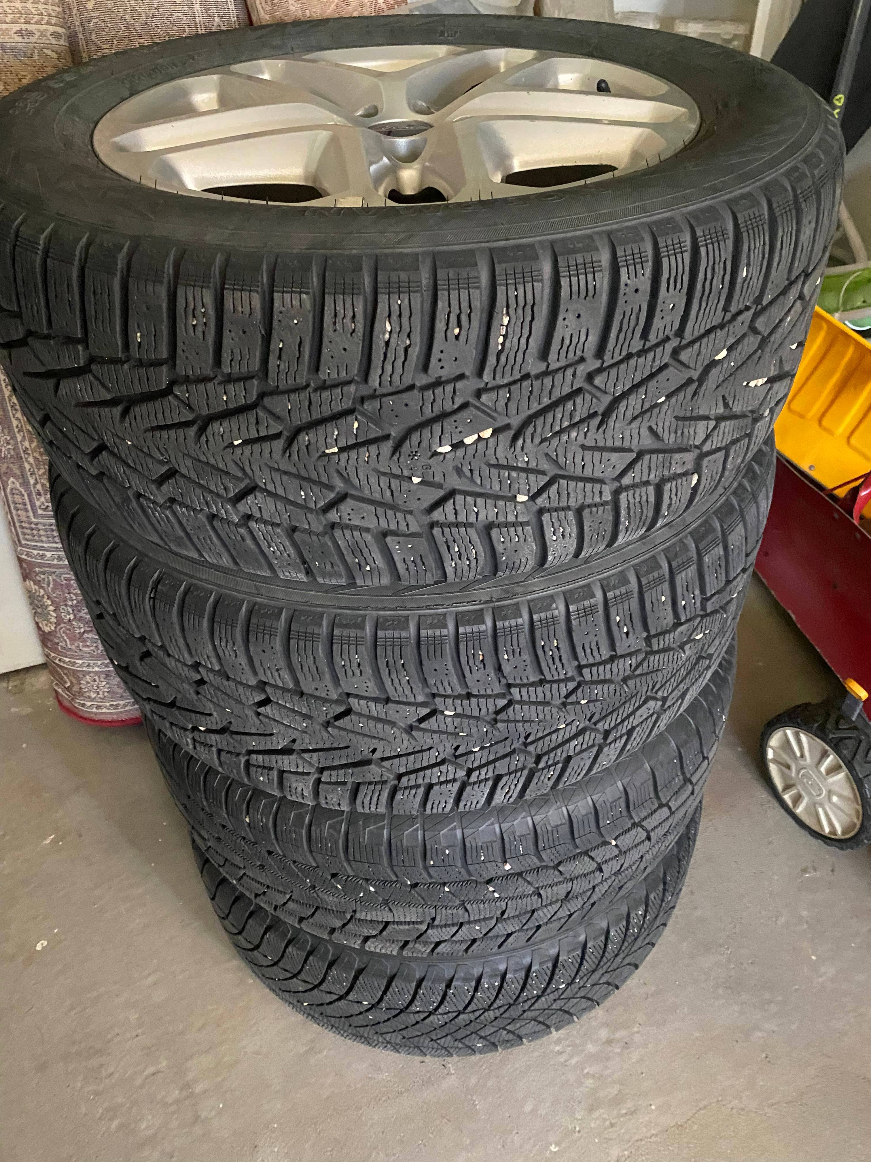 235 55 R17 – Winter Tires on Alloy Rims – 5x108 Bolt Patn – $650