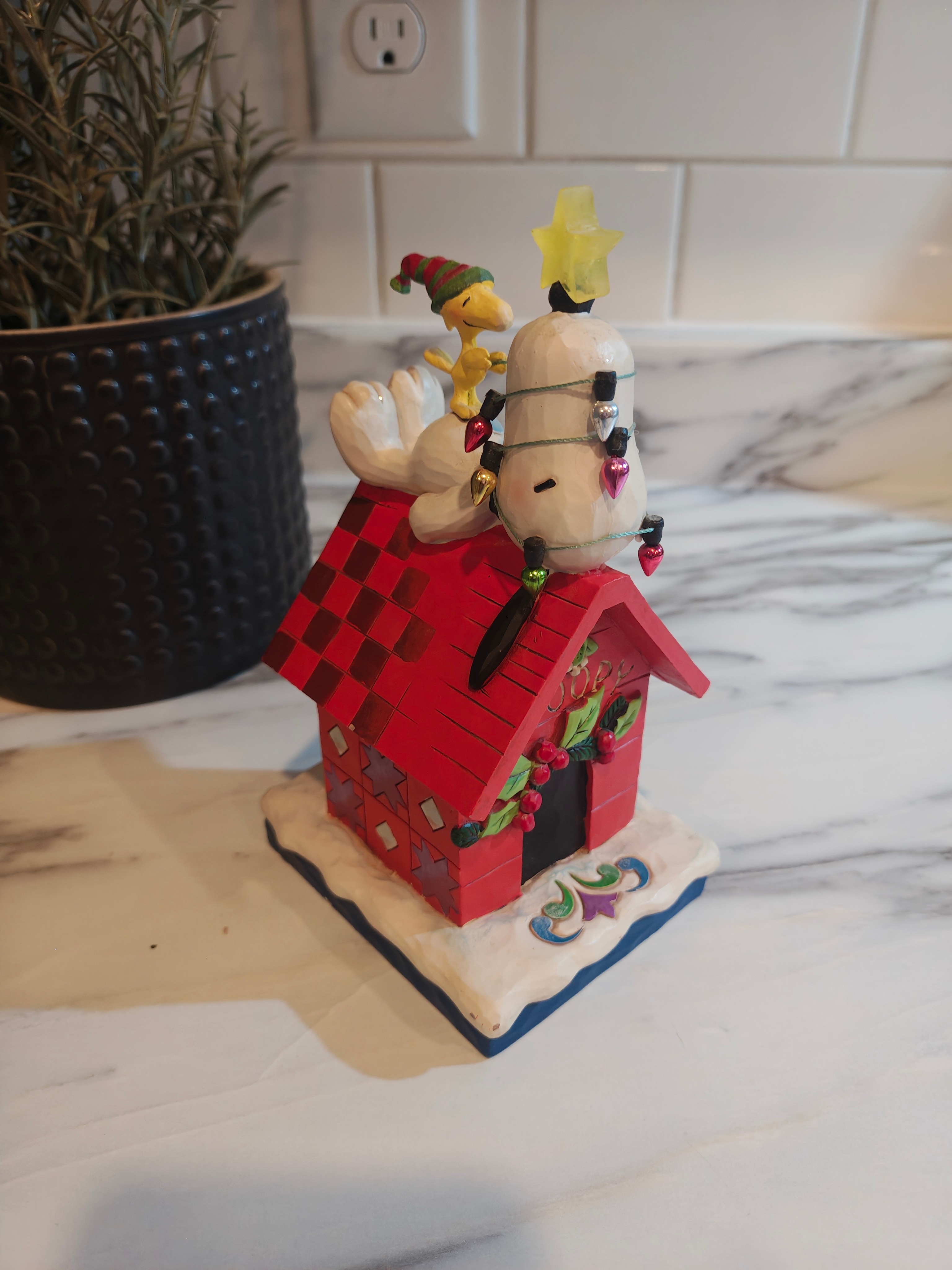 Jim Shore Peanuts Snoopy Lighted “Merry and Bright”4052719 - photo 3