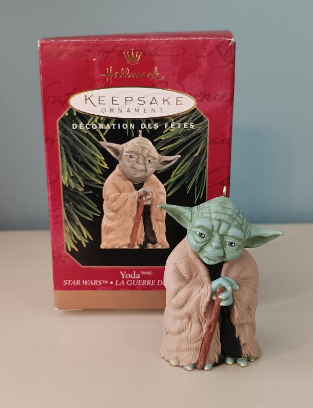 1997 Hallmark Keepsake Ornament Yoda - Star Wars - new in box - photo 2