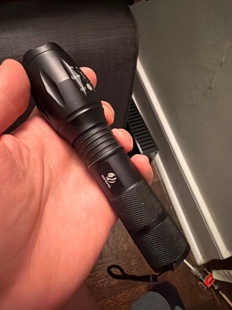LED Tactical Flashlight – Zoom, Wrist Strap