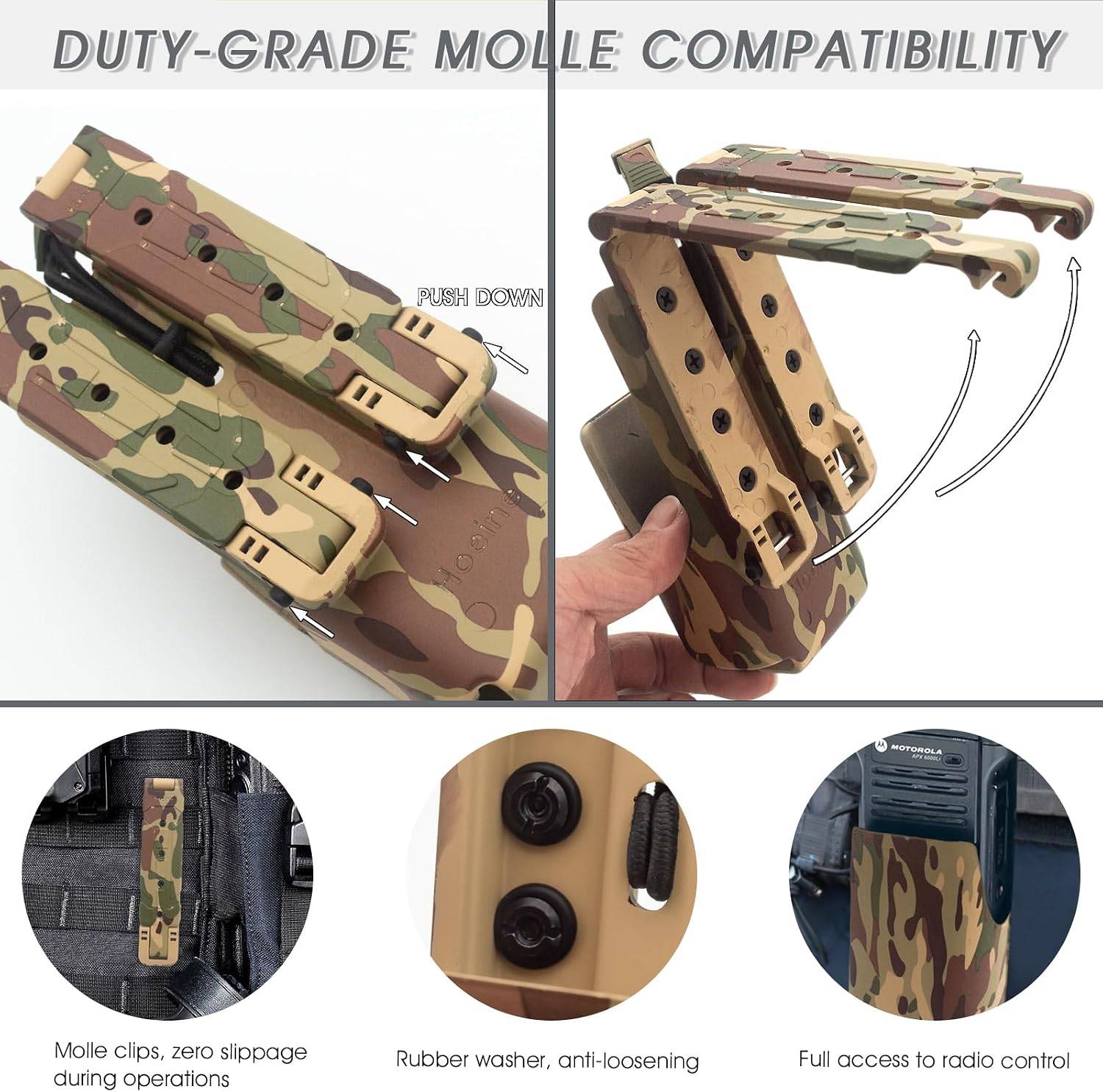 MOLLE Radio Holster for Motorola APX6000/7000/8000 - photo 5