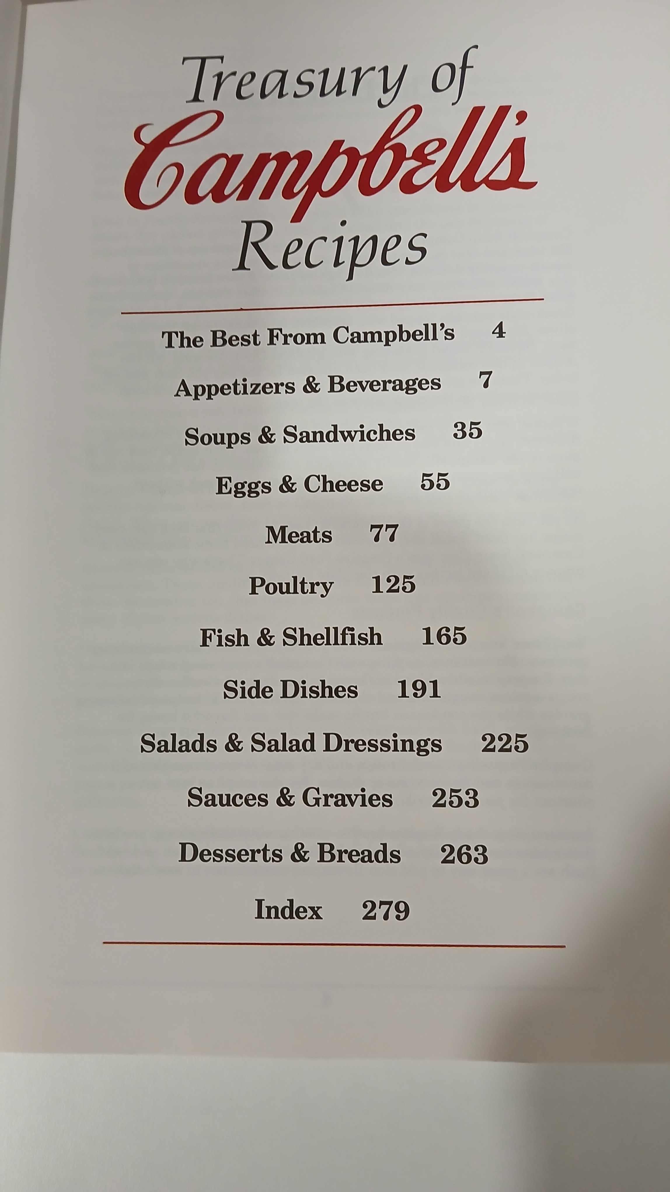 Treasury of Campbell's Recipes Cookbook - photo 3