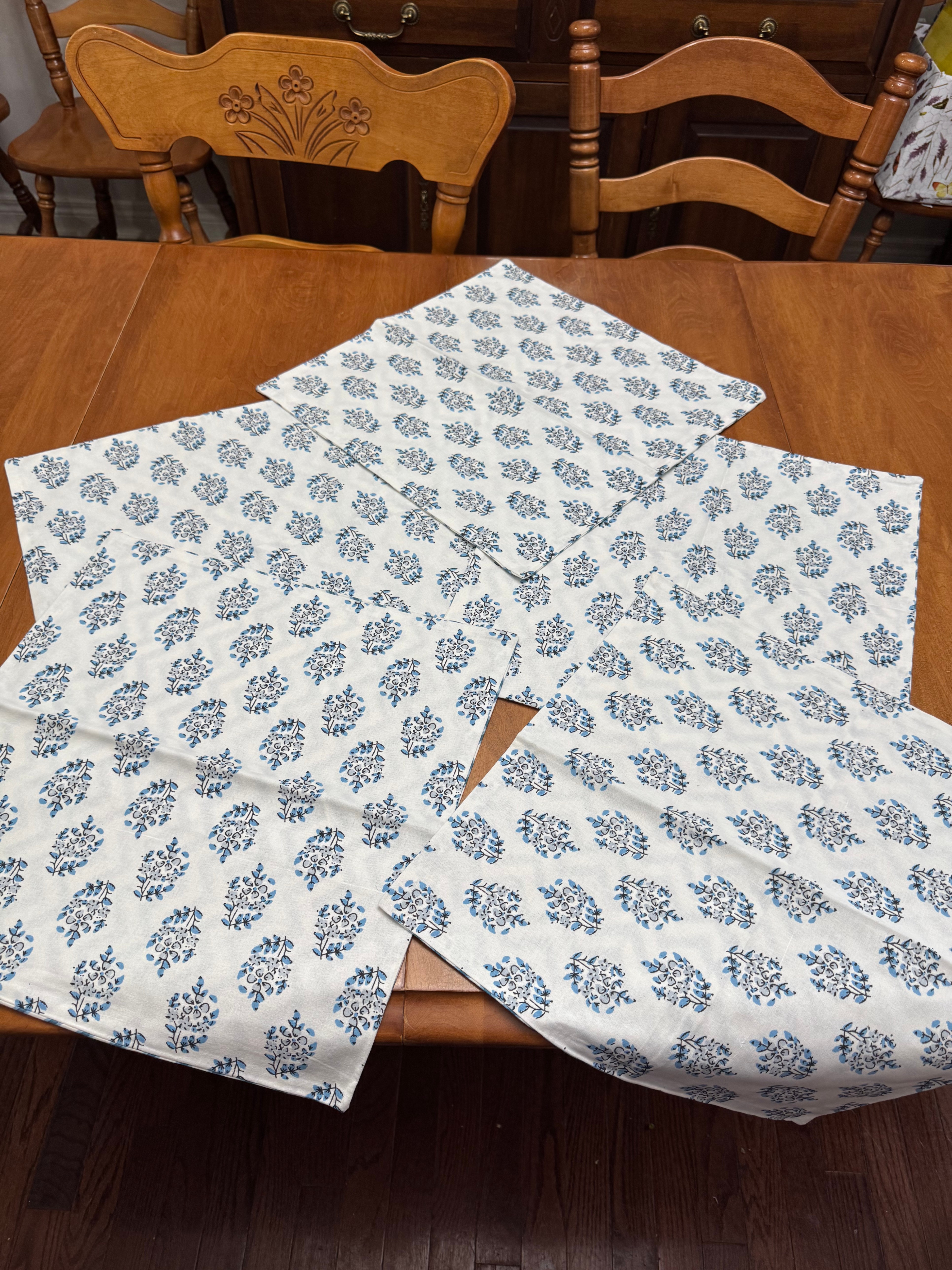 Set of 5 • New Cotton Reversible Cushion Covers • Steal Deal - photo 5
