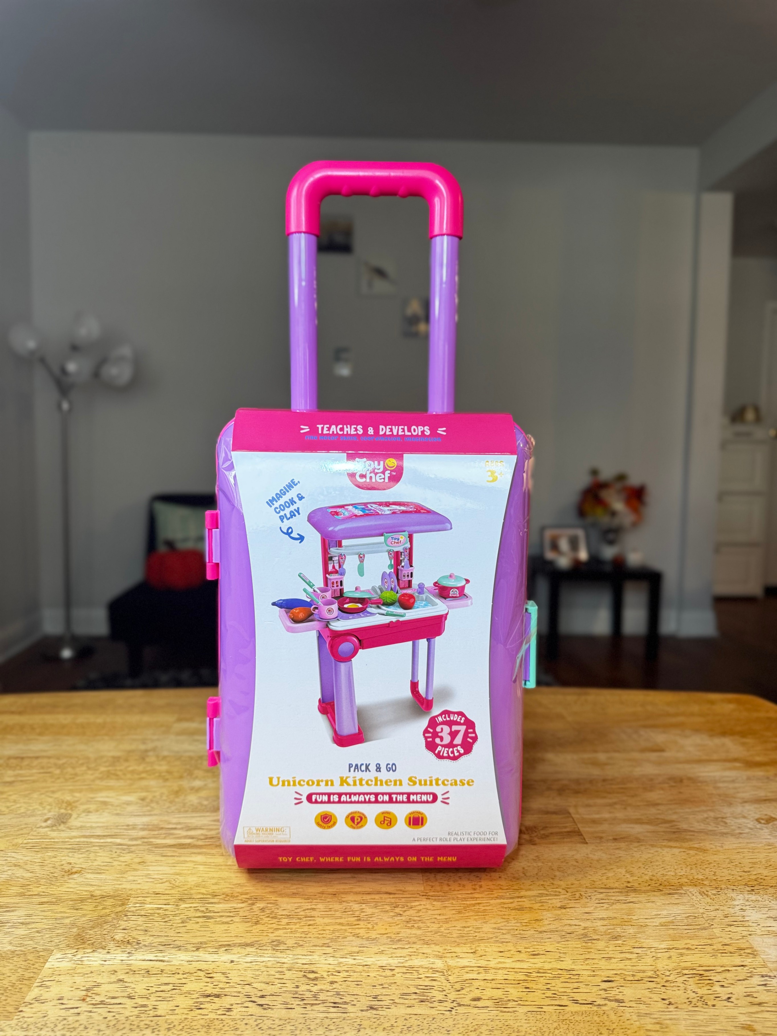 Toy Chef Unicorn Kitchen Suitcase – Brand New ✨
