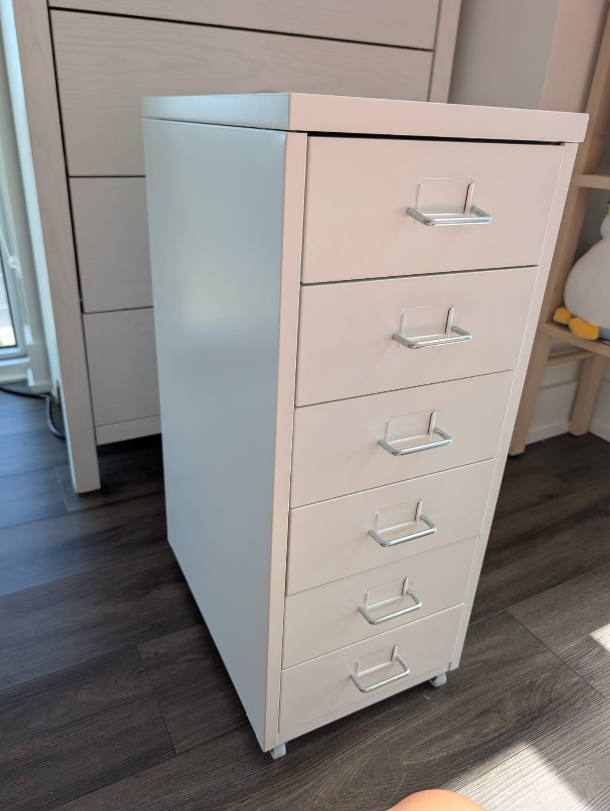 IKEA HELMER 6-Drawer Storage Unit – White
