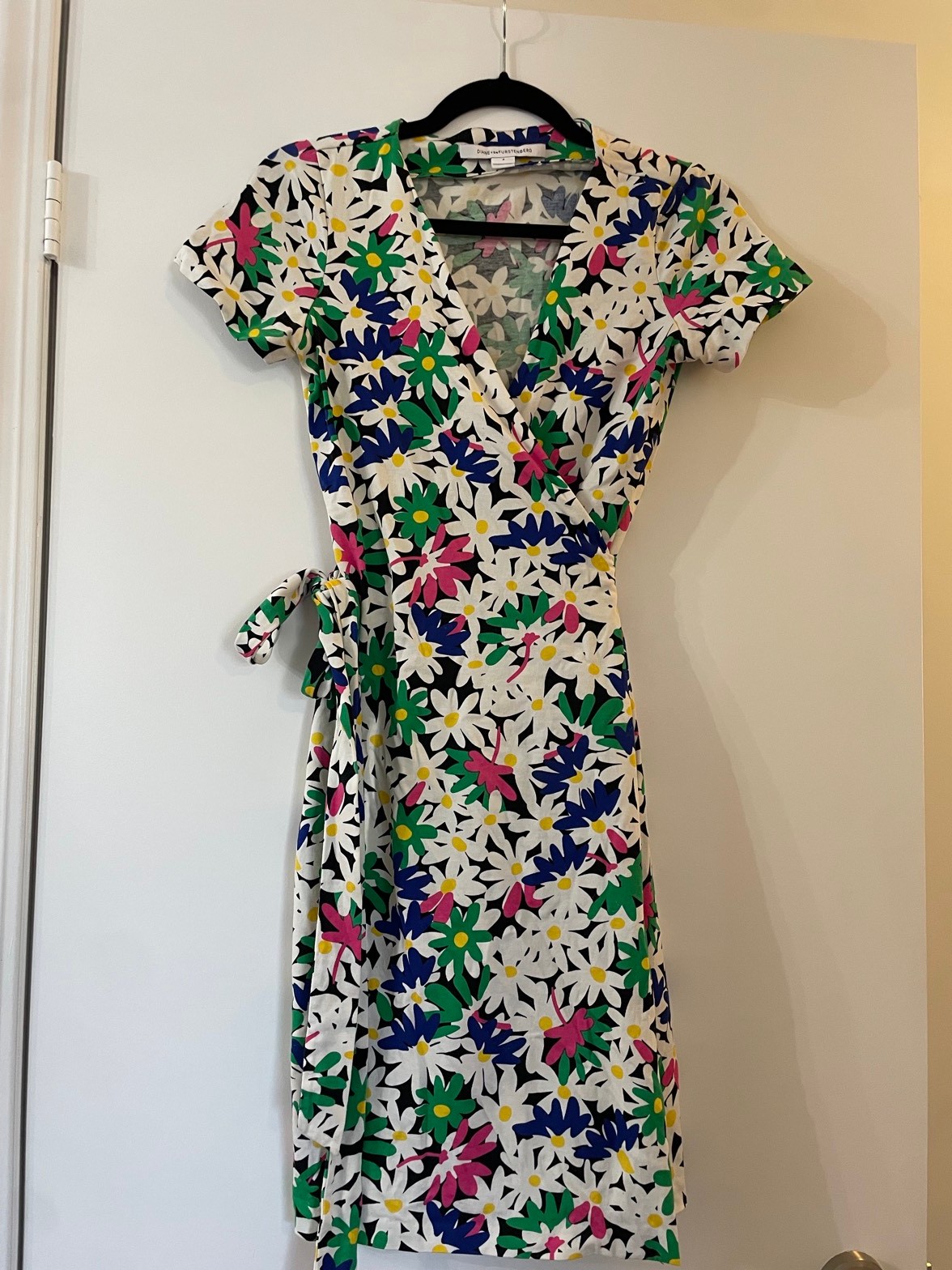 DVF Wrap Dress, Size 2