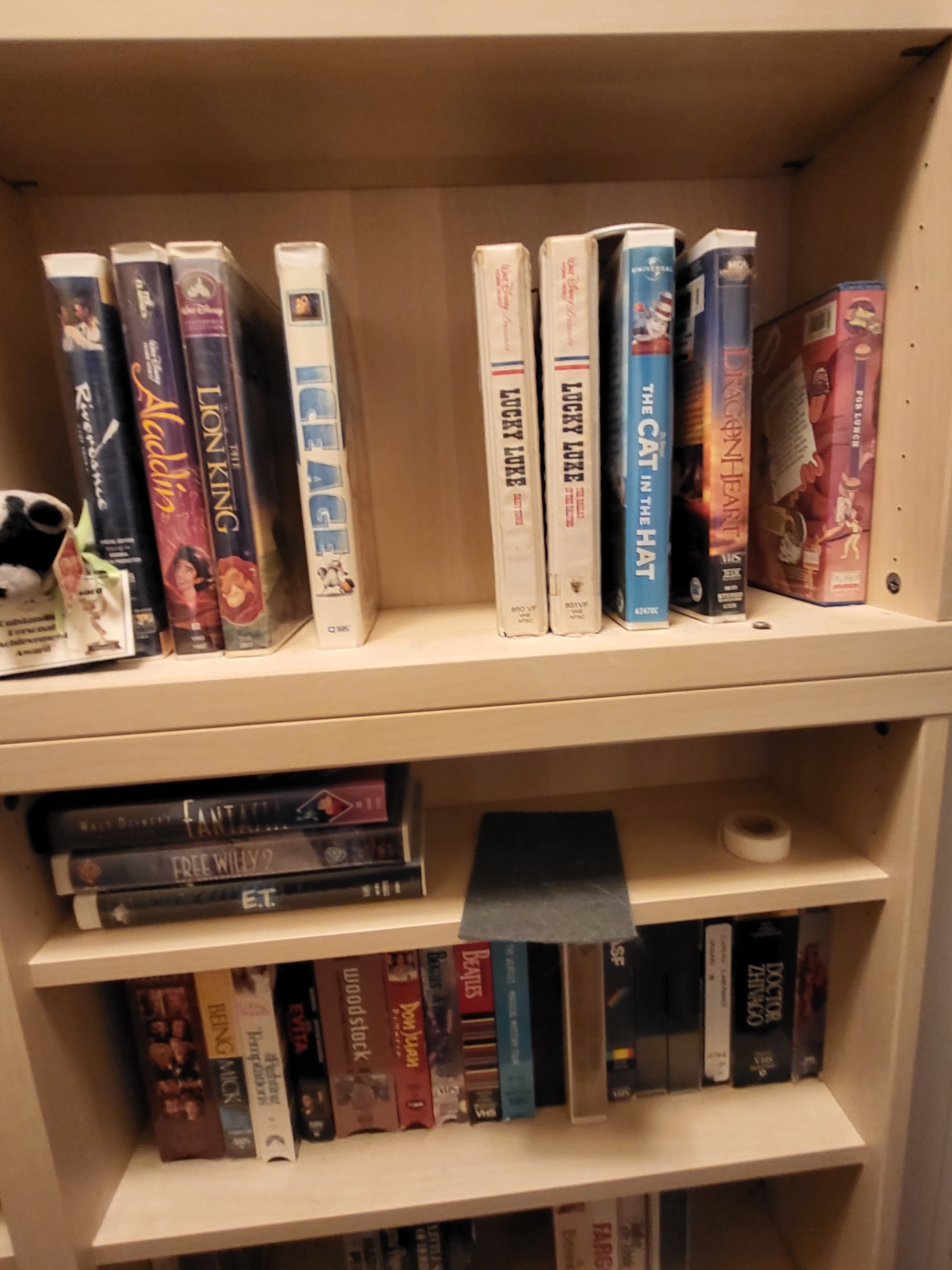 VHS videos