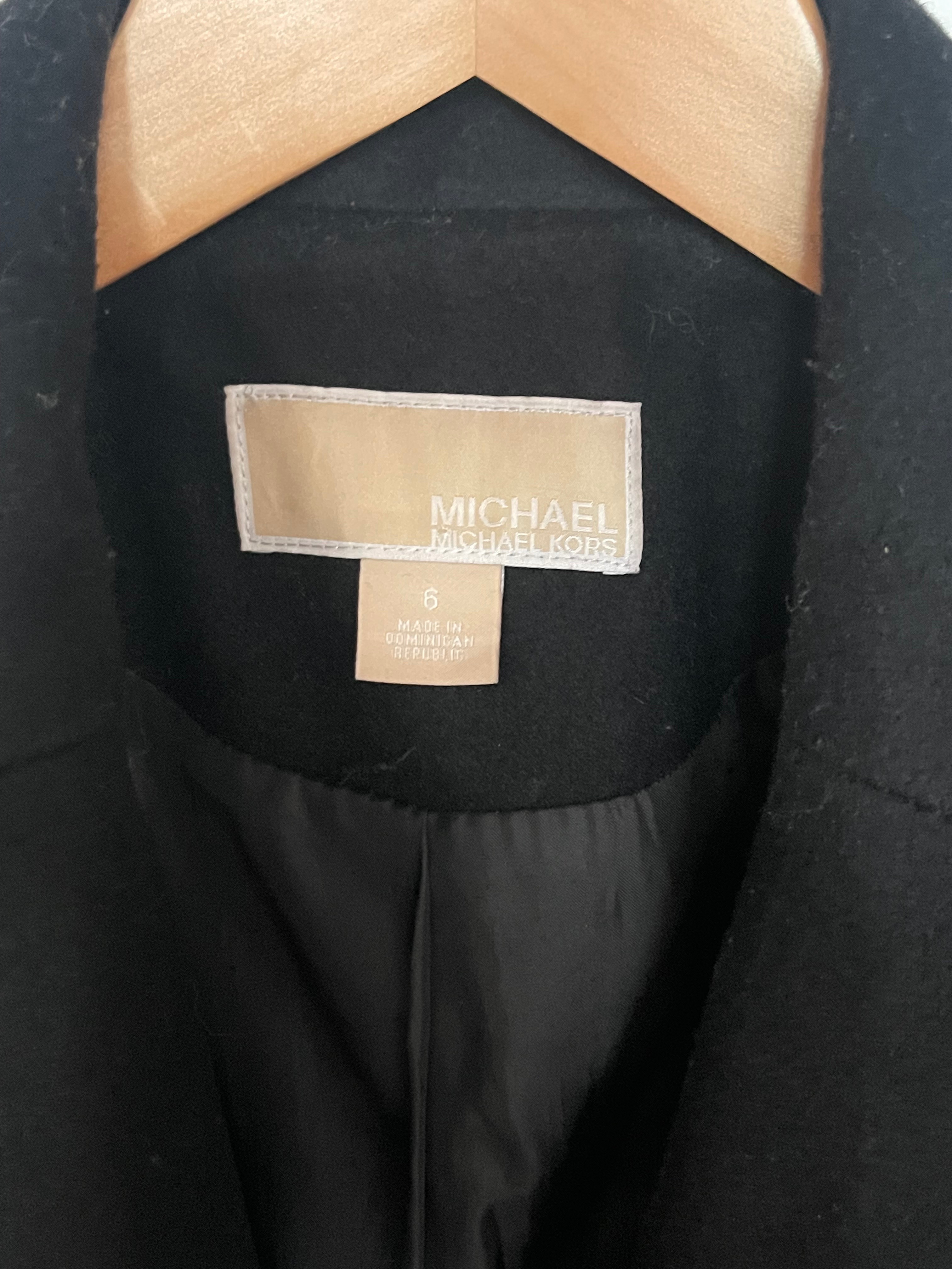 MICHAEL Michael Kors Wool Belted Coat (Size 6) - photo 5