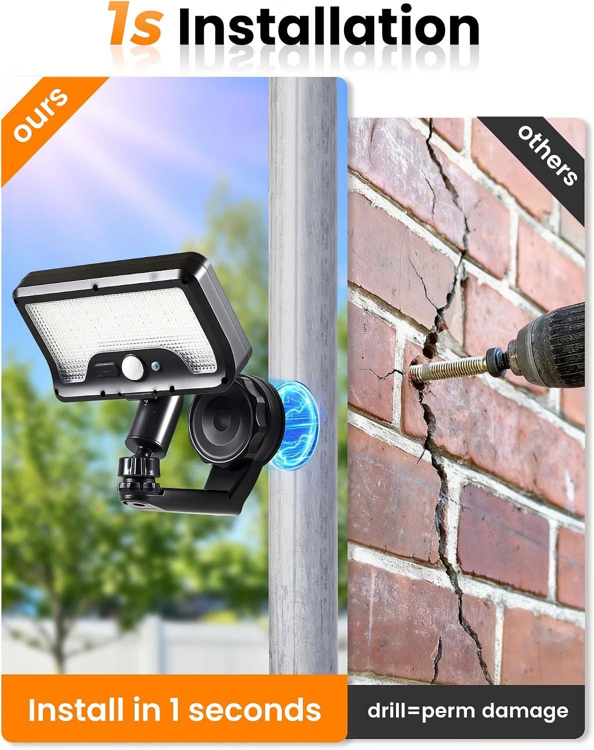 Magnetic Solar Motion Sensor Light - photo 4