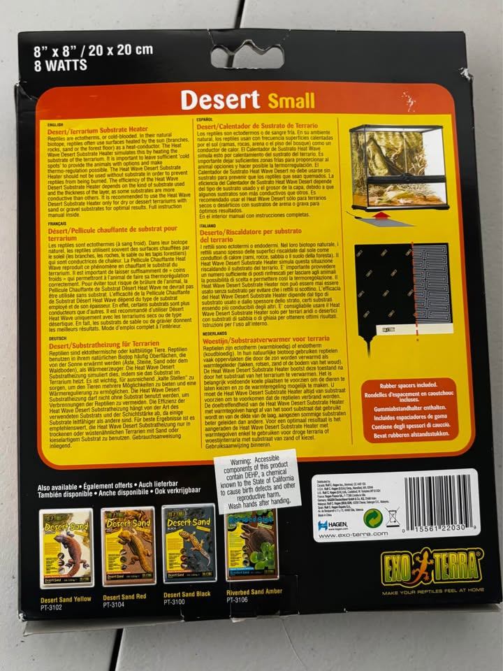 Exo Terra Heat Wave Reptile Terrarium Substrate Heaater