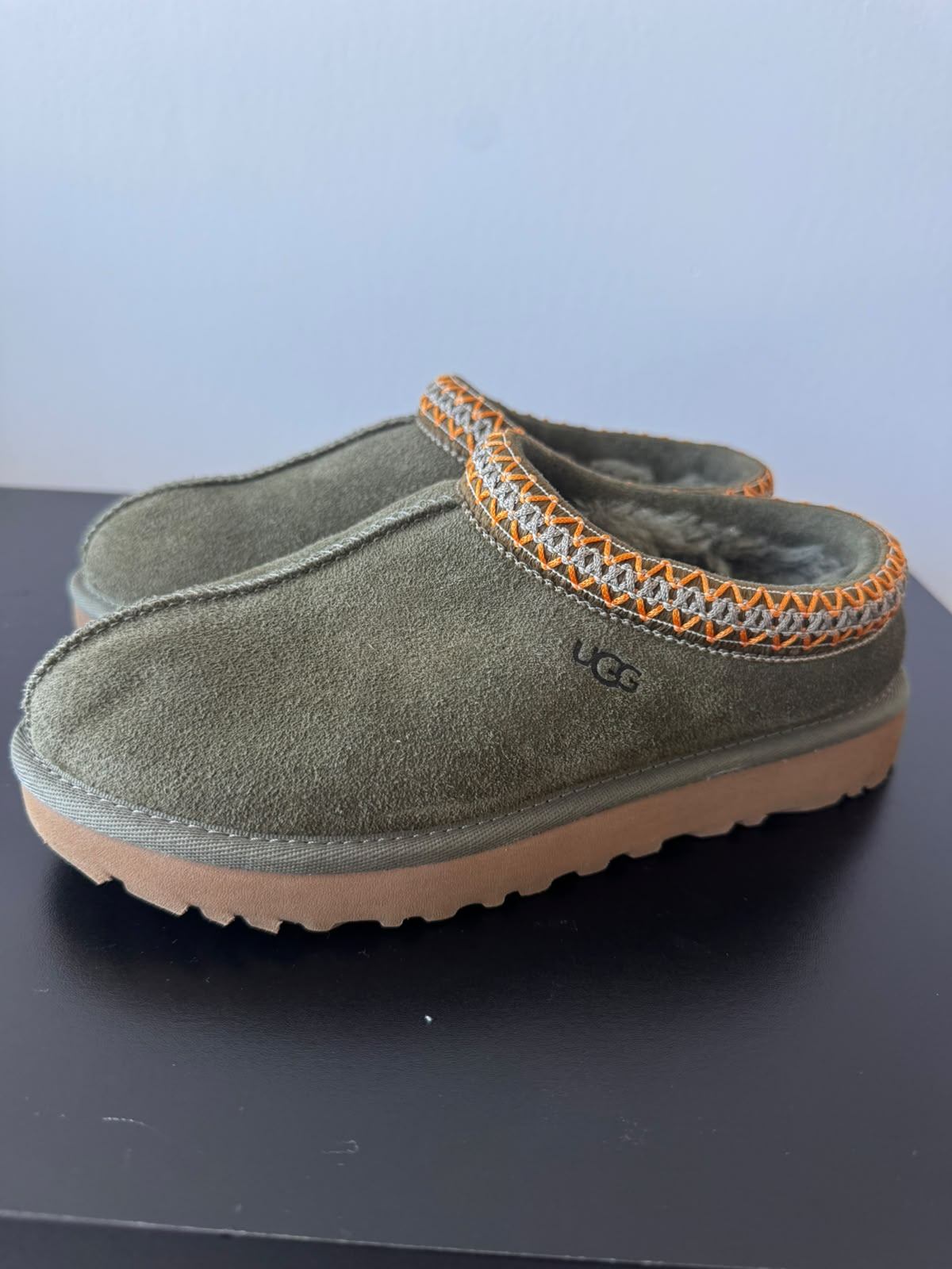 UGG Tasman Slippers Green - Size 6