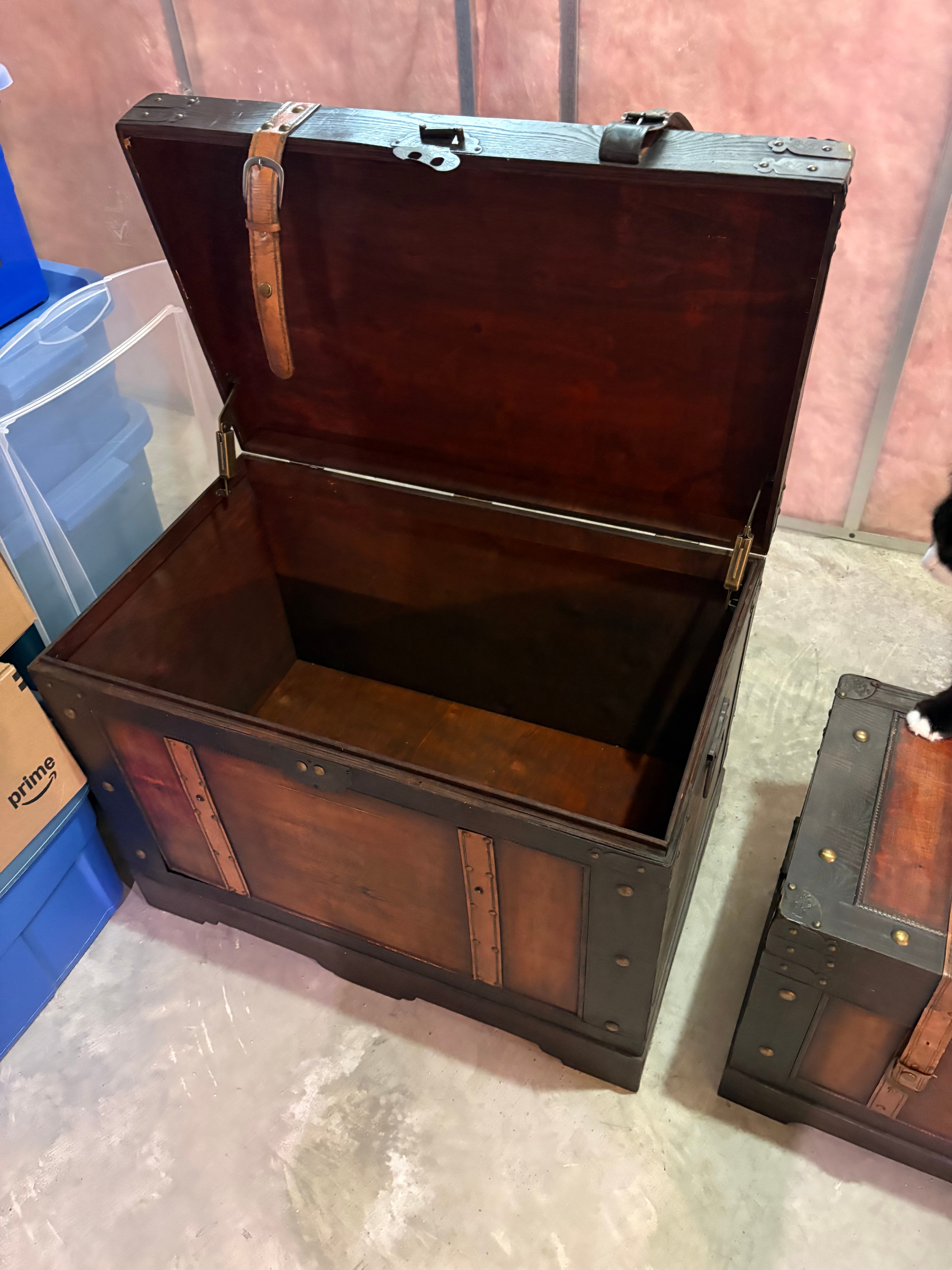 Vintage Style Wooden Storage Chests