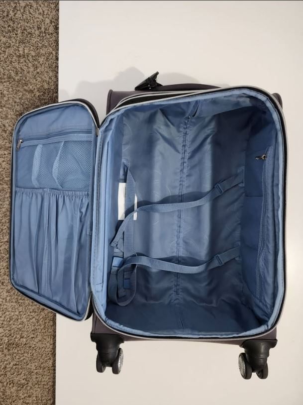 Suitcase Carry-on Samsonite, Rolling, 4 Wheels, Size 22”x15”x10” - photo 5