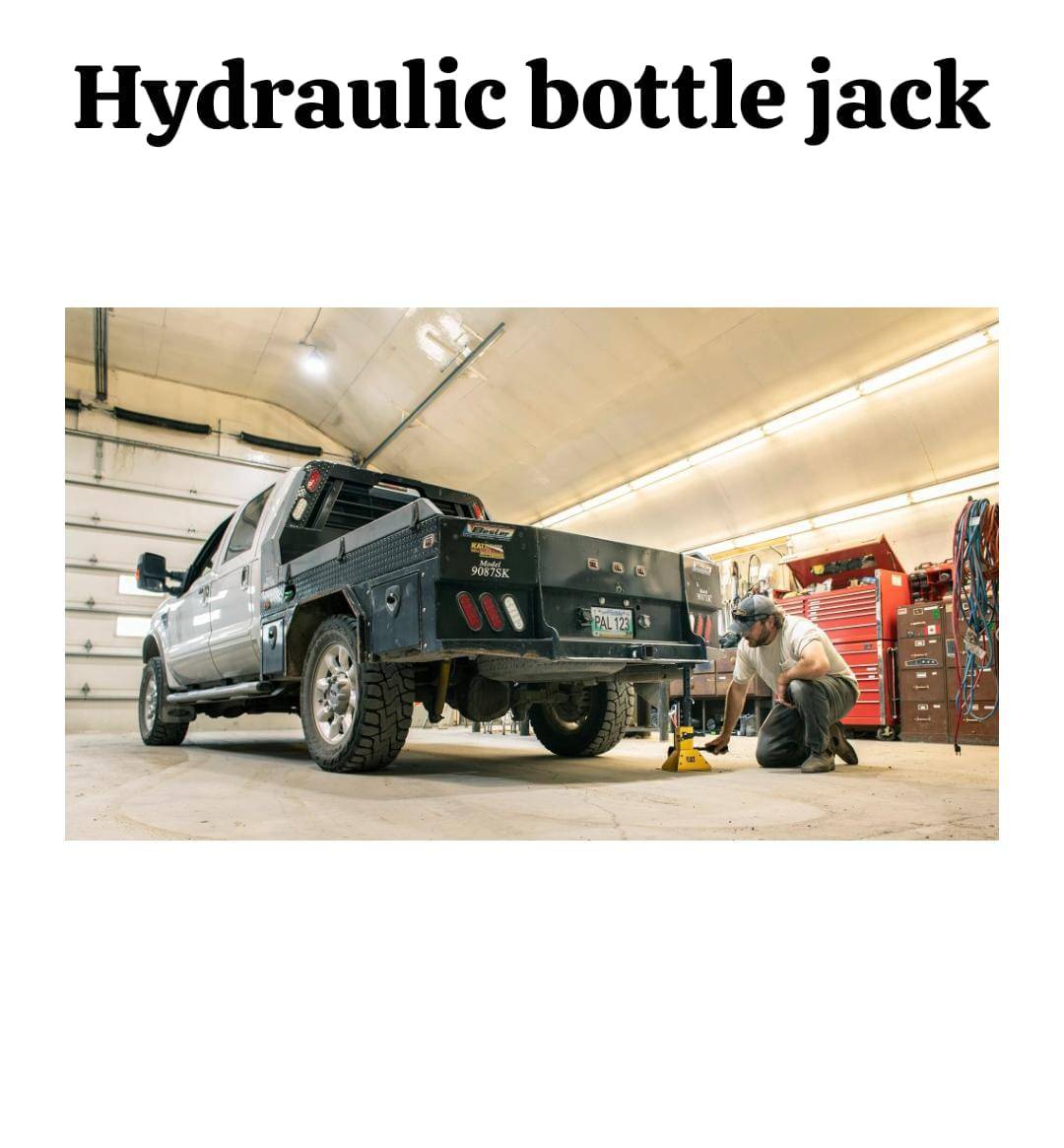 3-Ton Black Hydraulic Jack