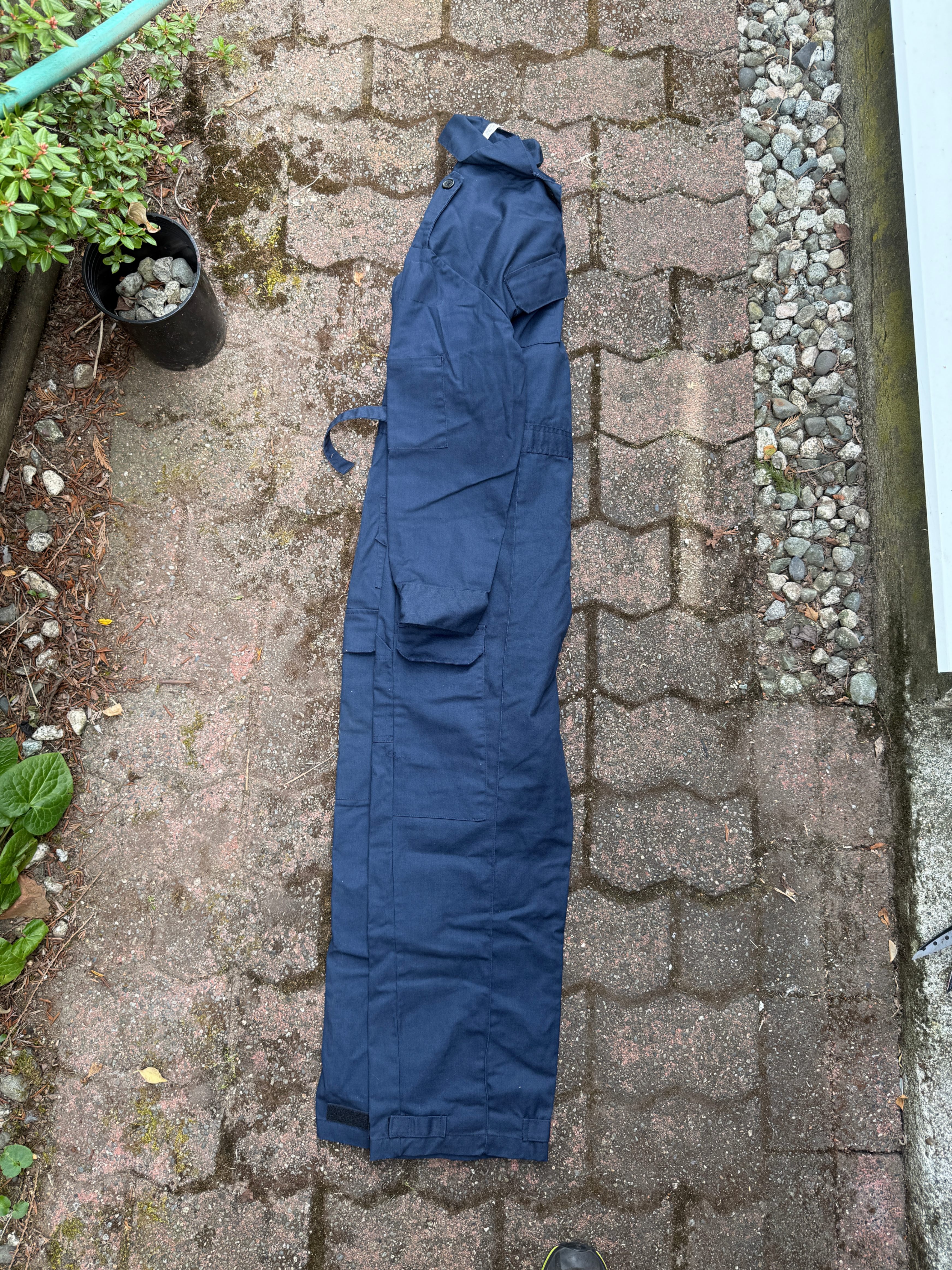 Dark Navy Blue Work Coveralls – New & Used – Large / XL - photo 2