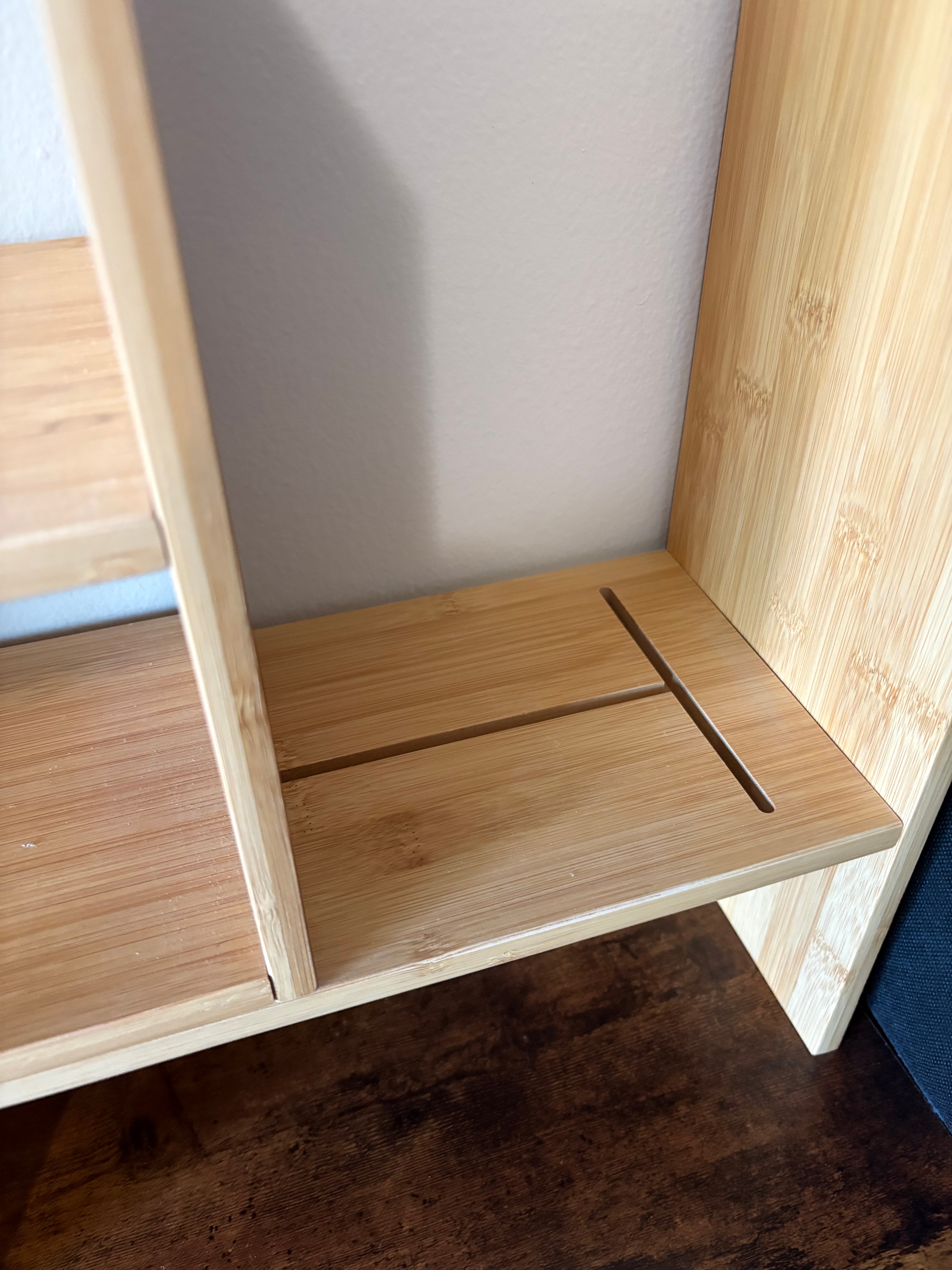 Bamboo Bookshelf / Storage Organizer - photo 3