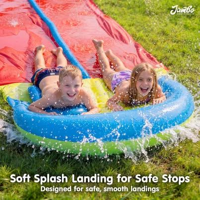JAMBO 24Ft Double-Lane Water Slide