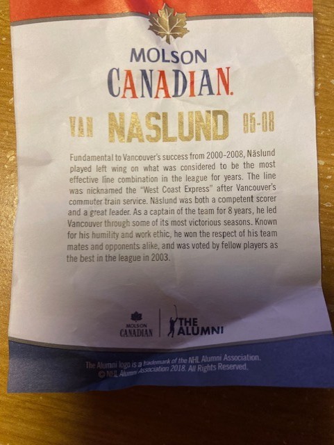 Molson Canadian NHL Alumni series Markus Naslund - photo 4