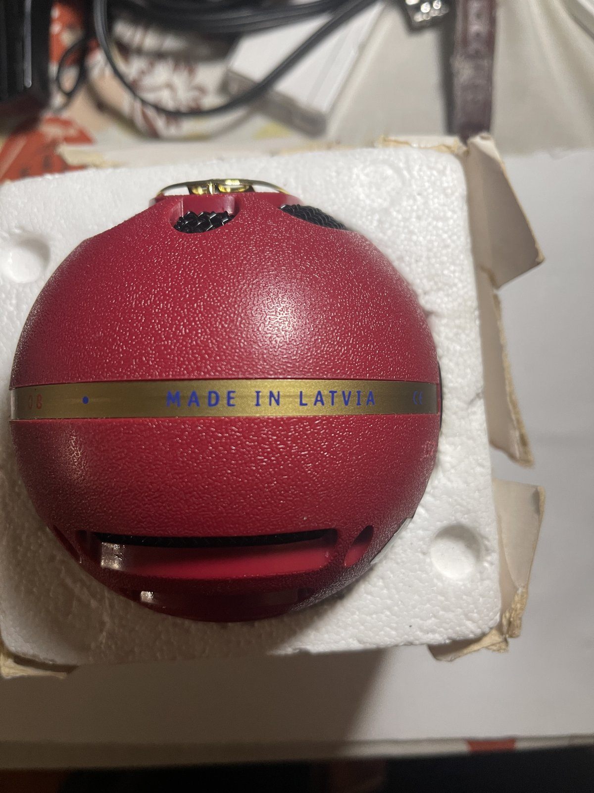 Blue Microphones Ball Dynamic Mic - Red, Made in Latvia, w/ Box - photo 3