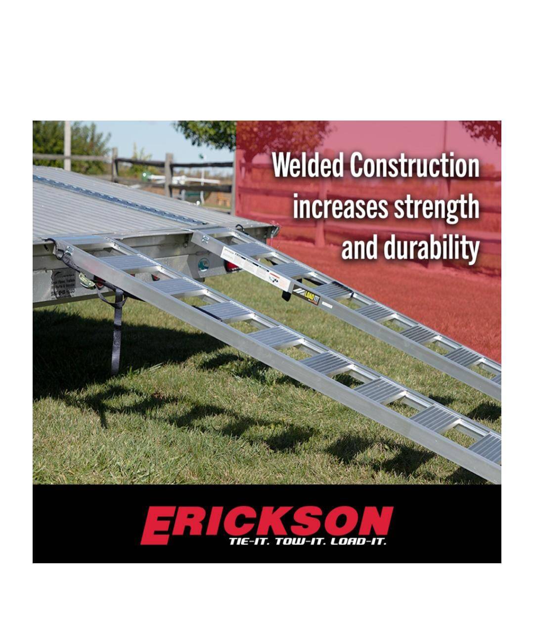 Aluminum Loading Ramp Set 1250 lb 77x13 - photo 4