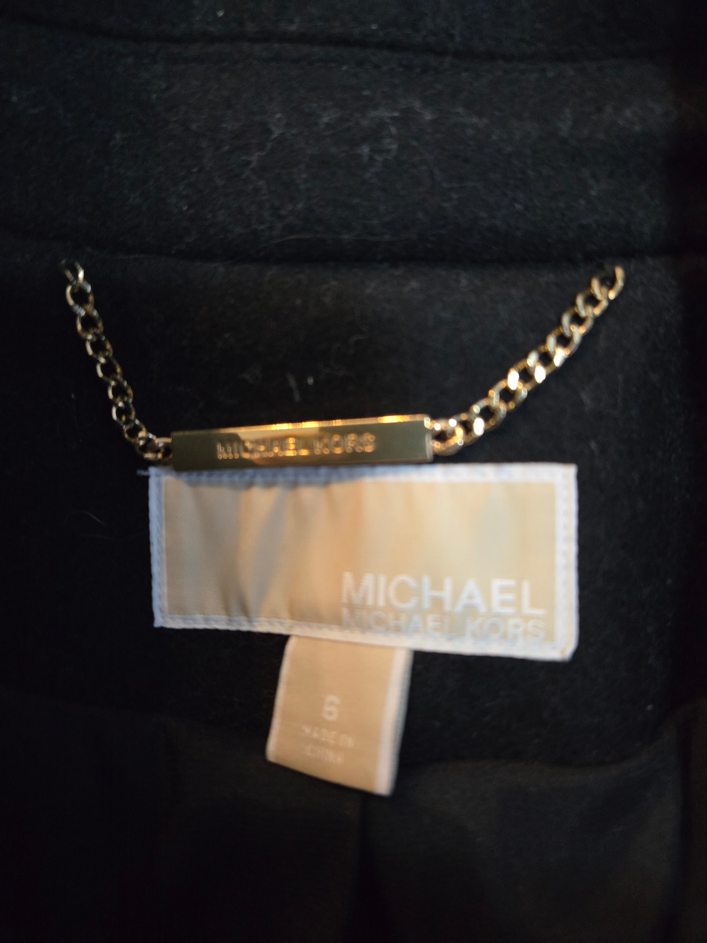Michael Kors Black Wool Coat - photo 3