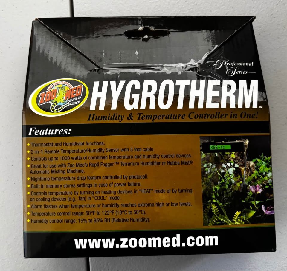 Zoo Med Professional Series Humidity & Temperature Control
