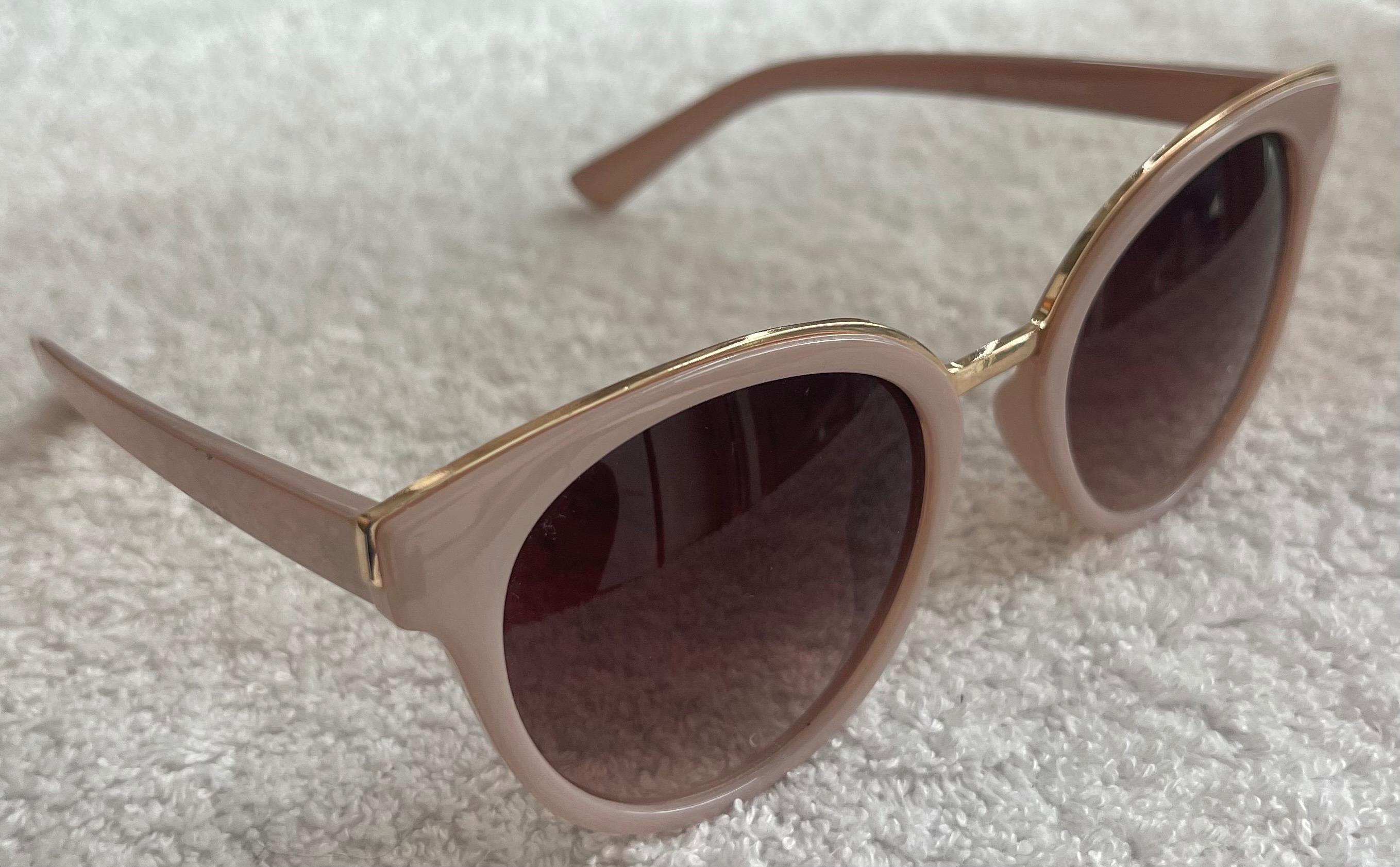 Foster Grant Blush Pink & Gold Sunglasses Frame - photo 2