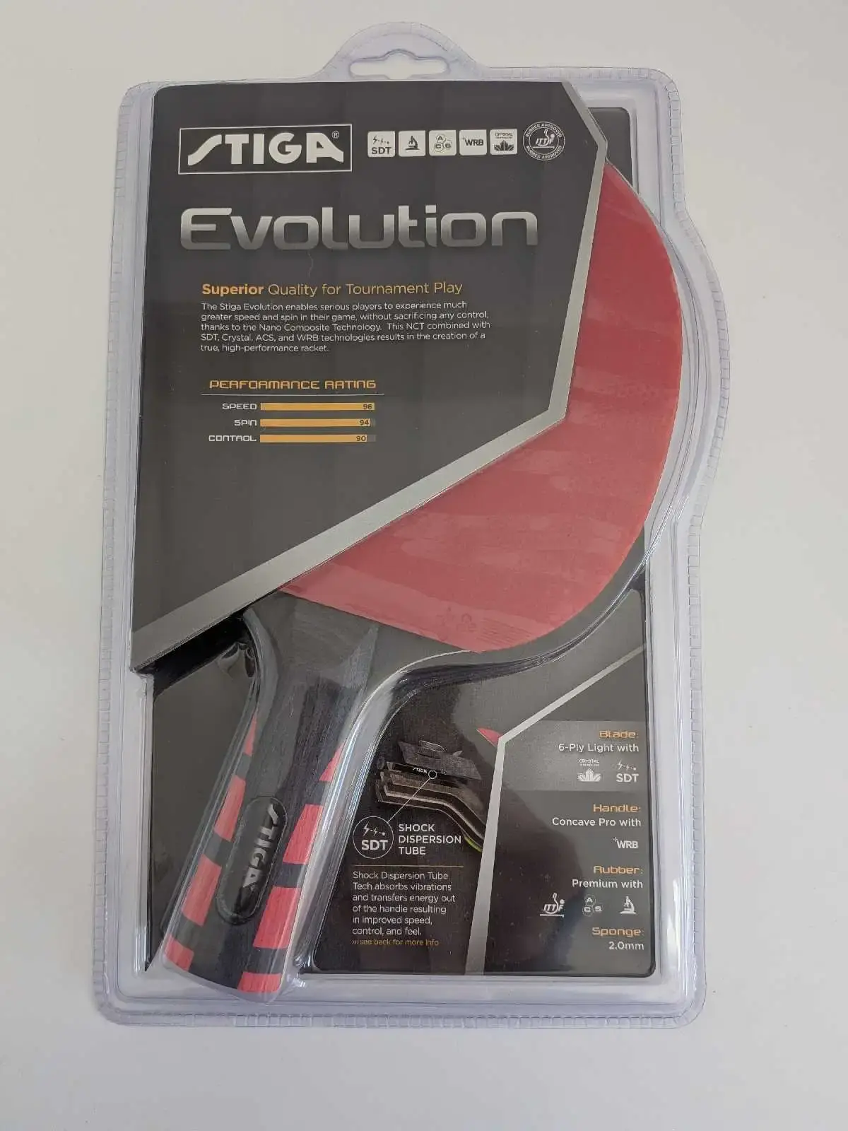 STIGA Evolution Table Tennis Racket