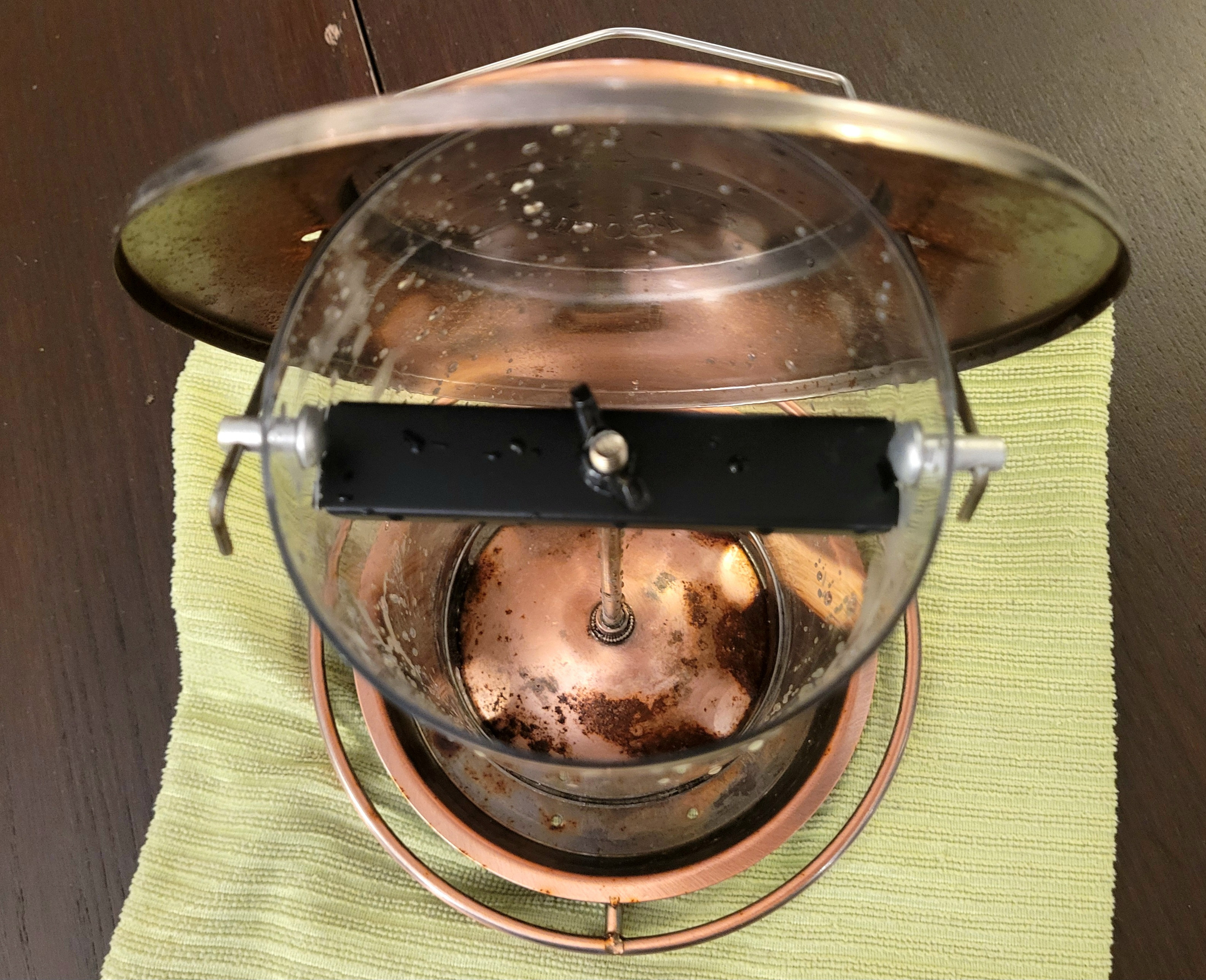 Copper Bird Feeder with seeds - photo 4