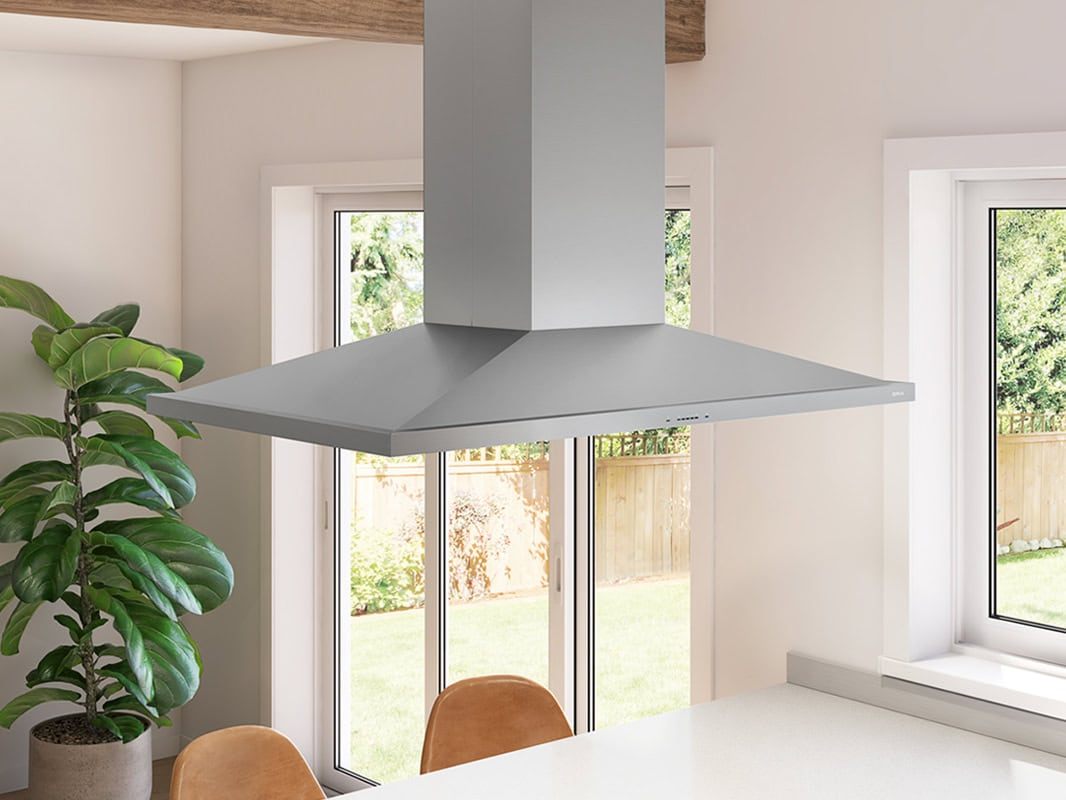 Brand New 36" Zephyr Anzio Island Range Hood – Stainless Steel - photo 4