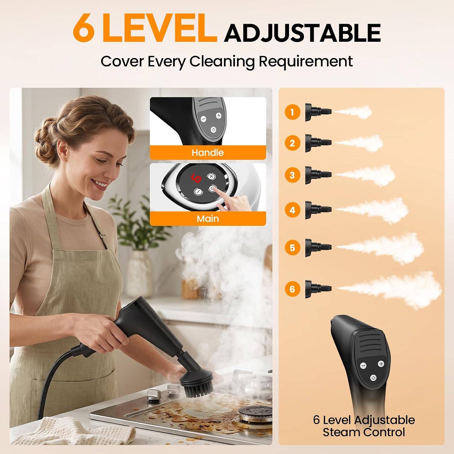 Handheld Steam Cleaner for Home & Car - photo 4