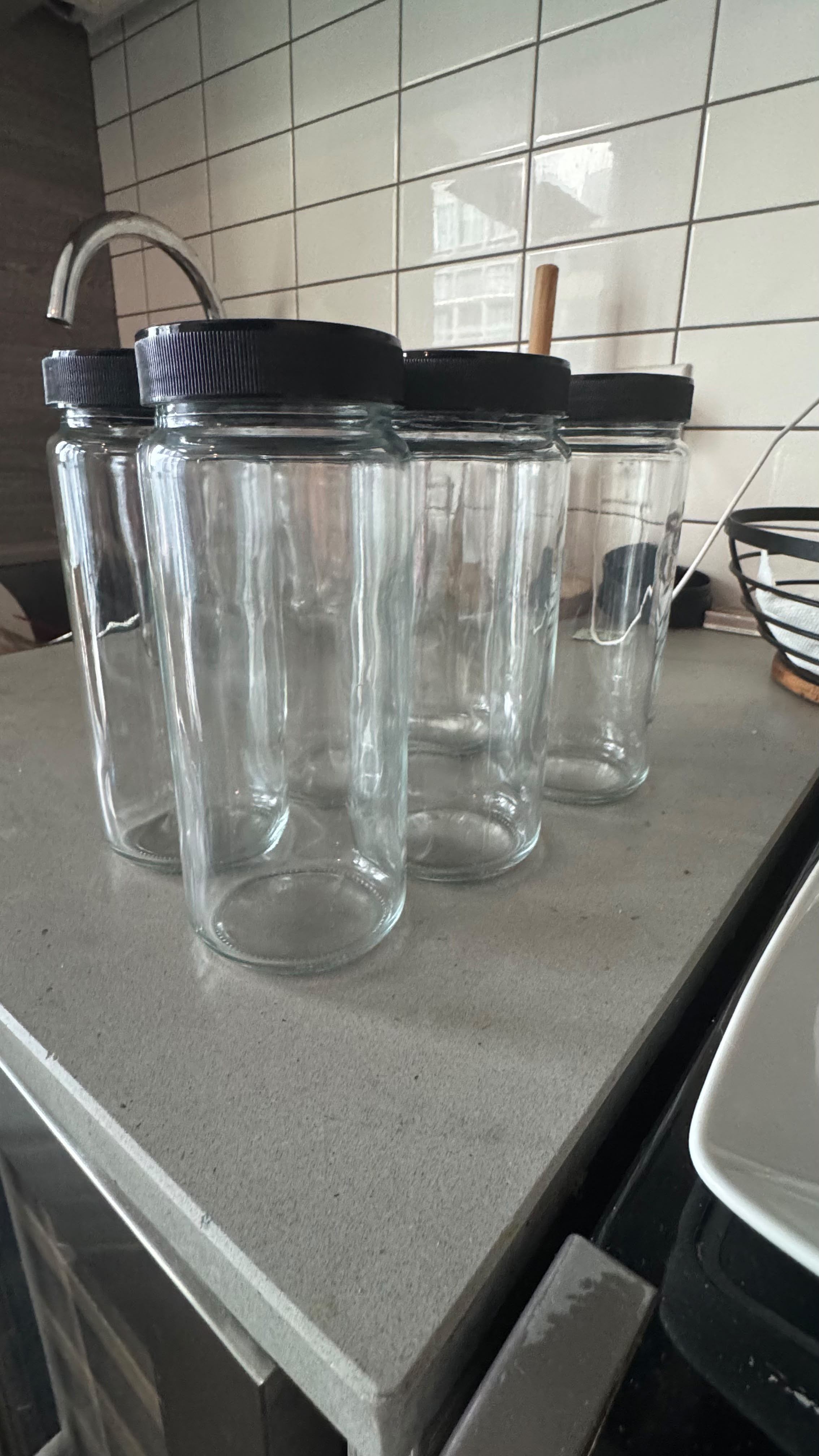 Set of 6 Glass Jars - photo 3