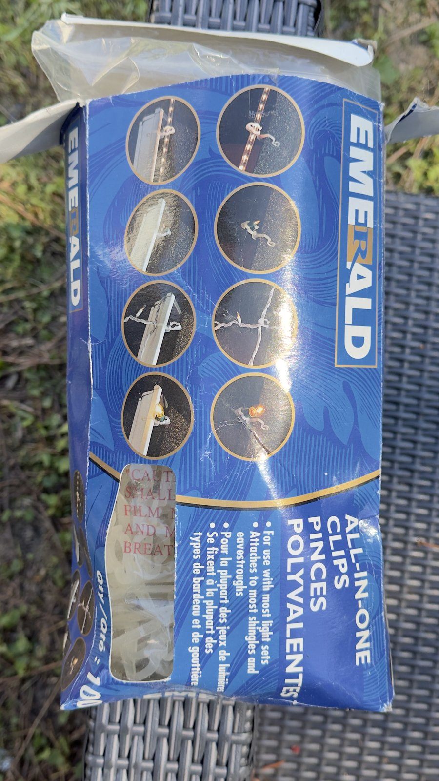 Christmas Light Clips – Emerald All-in-One, Gutters & Shingles