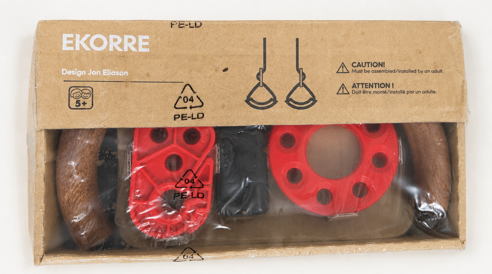 New Sealed IKEA EKORRE Kids Gymnastics Rings – Discontinued