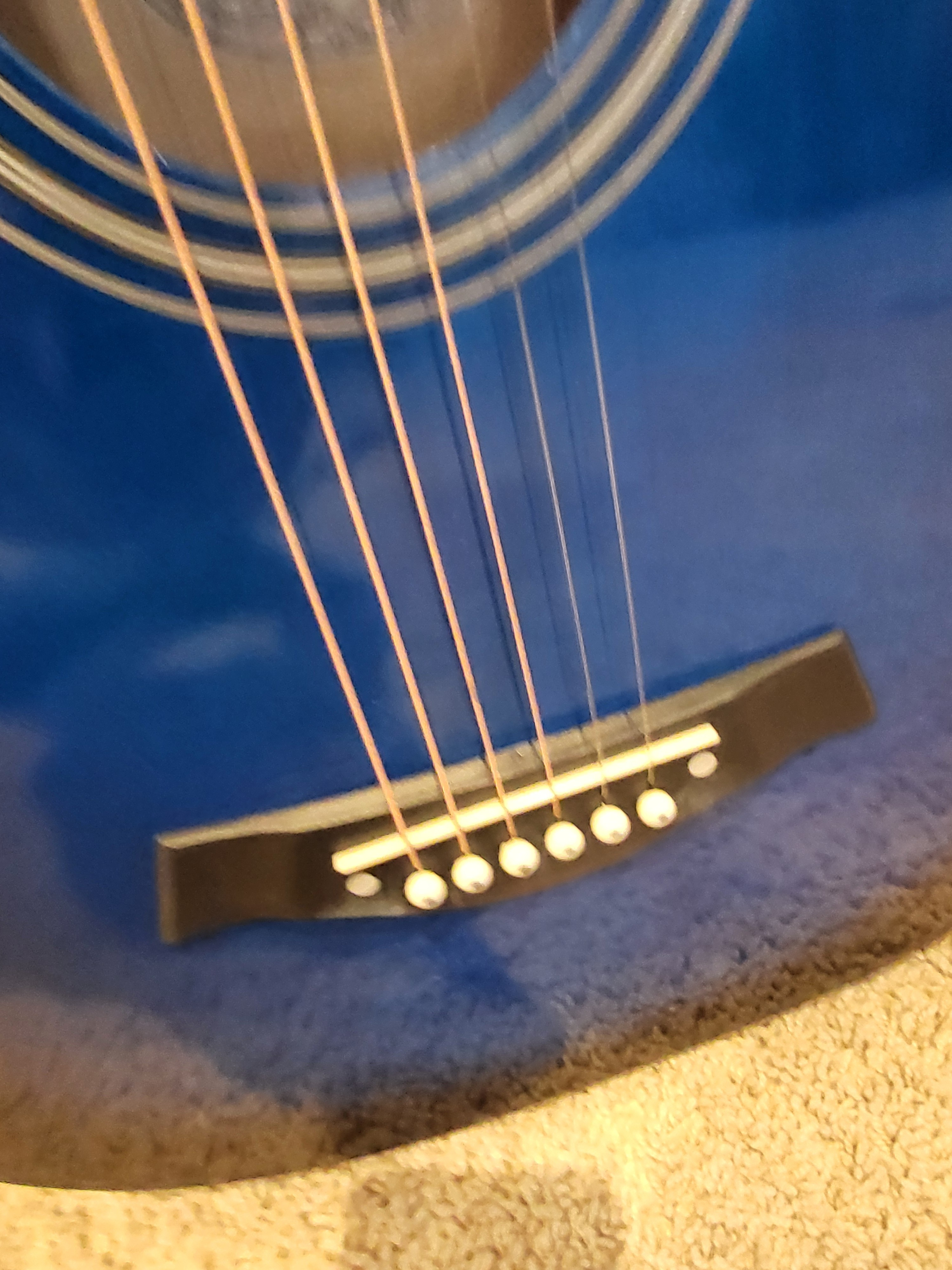 Brand New 38" Purple Acoustic Guitar Perfect for Beginners - photo 5