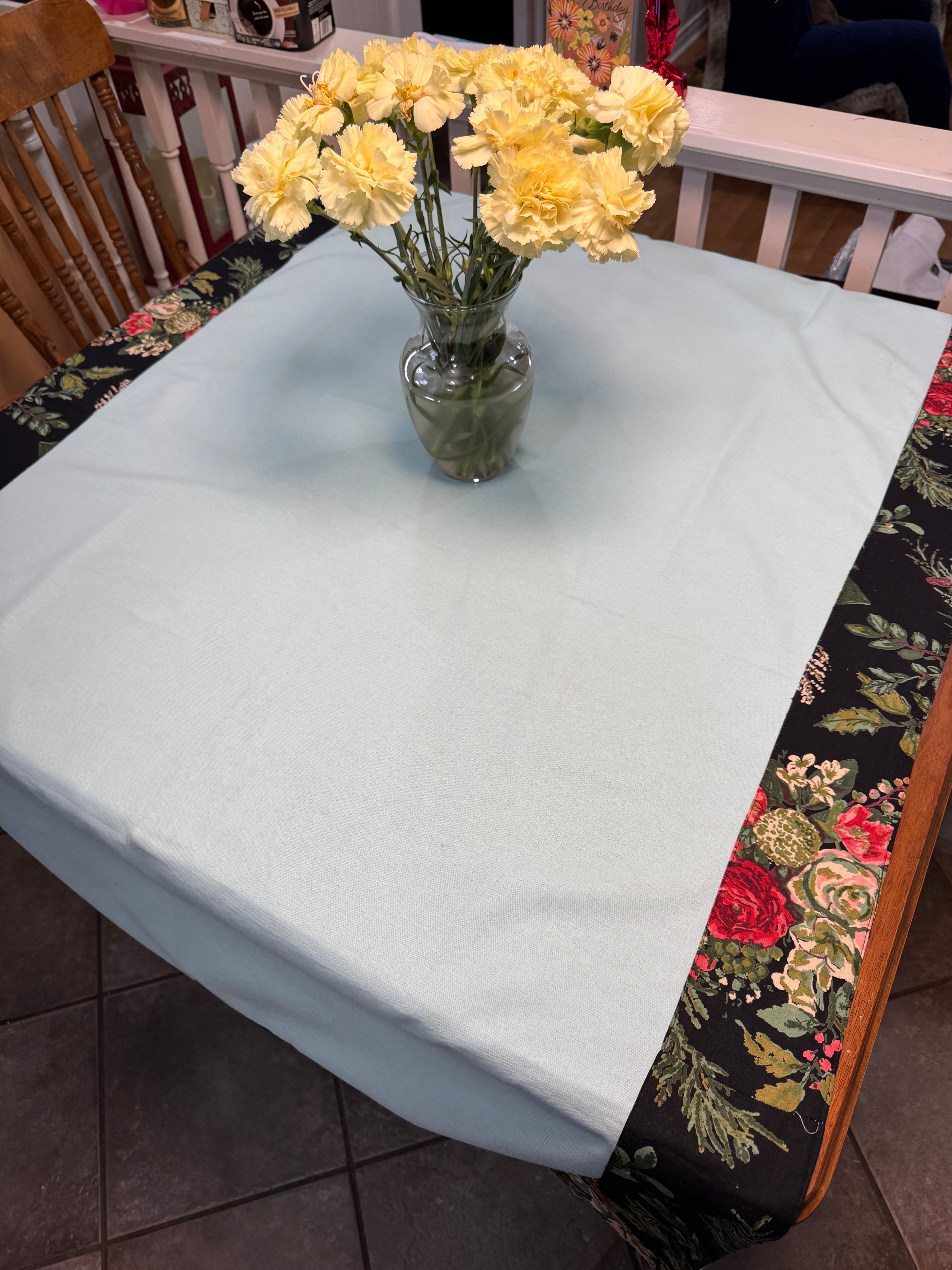 Brand new  • Cotton Floral Tablecloth • Steal Deal • 2 Quantity - photo 3