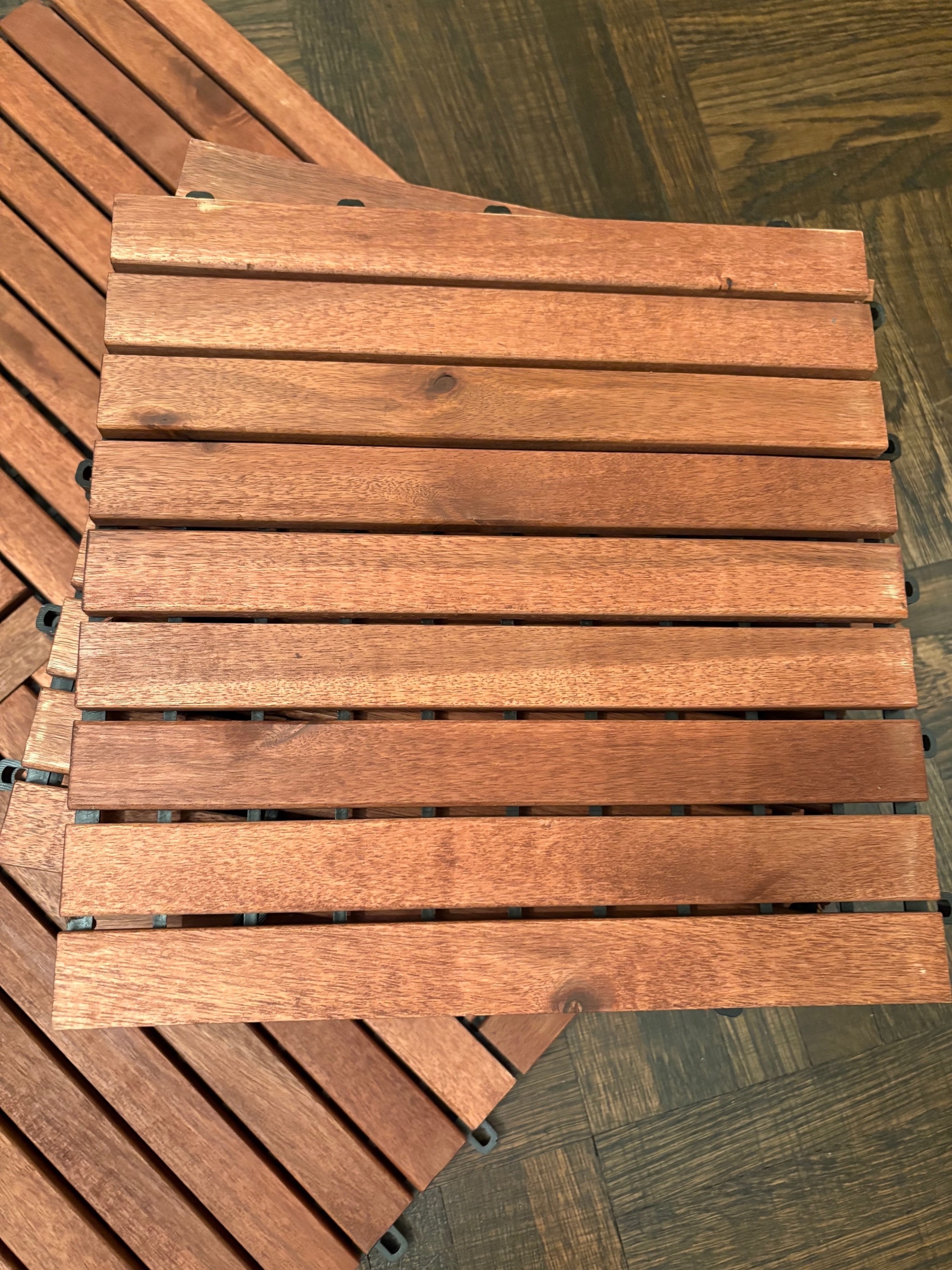 New Solid Teak Wood Deck Tiles - photo 3
