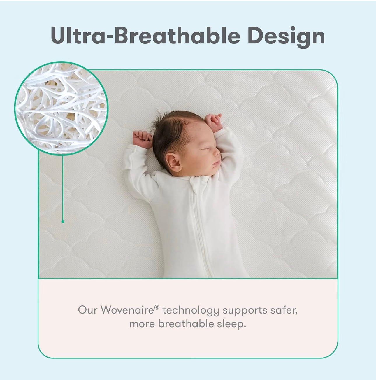 NEW: Newton Baby Toddler Crib Mattress Breathable & Washable - photo 3