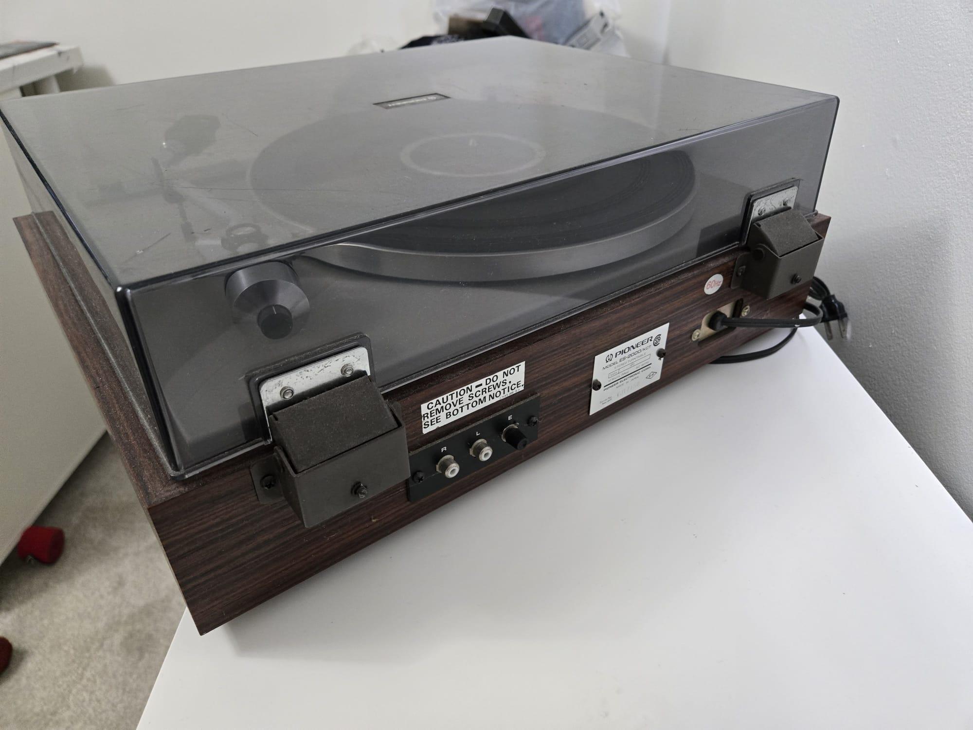 Vintage Pioneer ES-2000 Stereo Turntable - photo 5