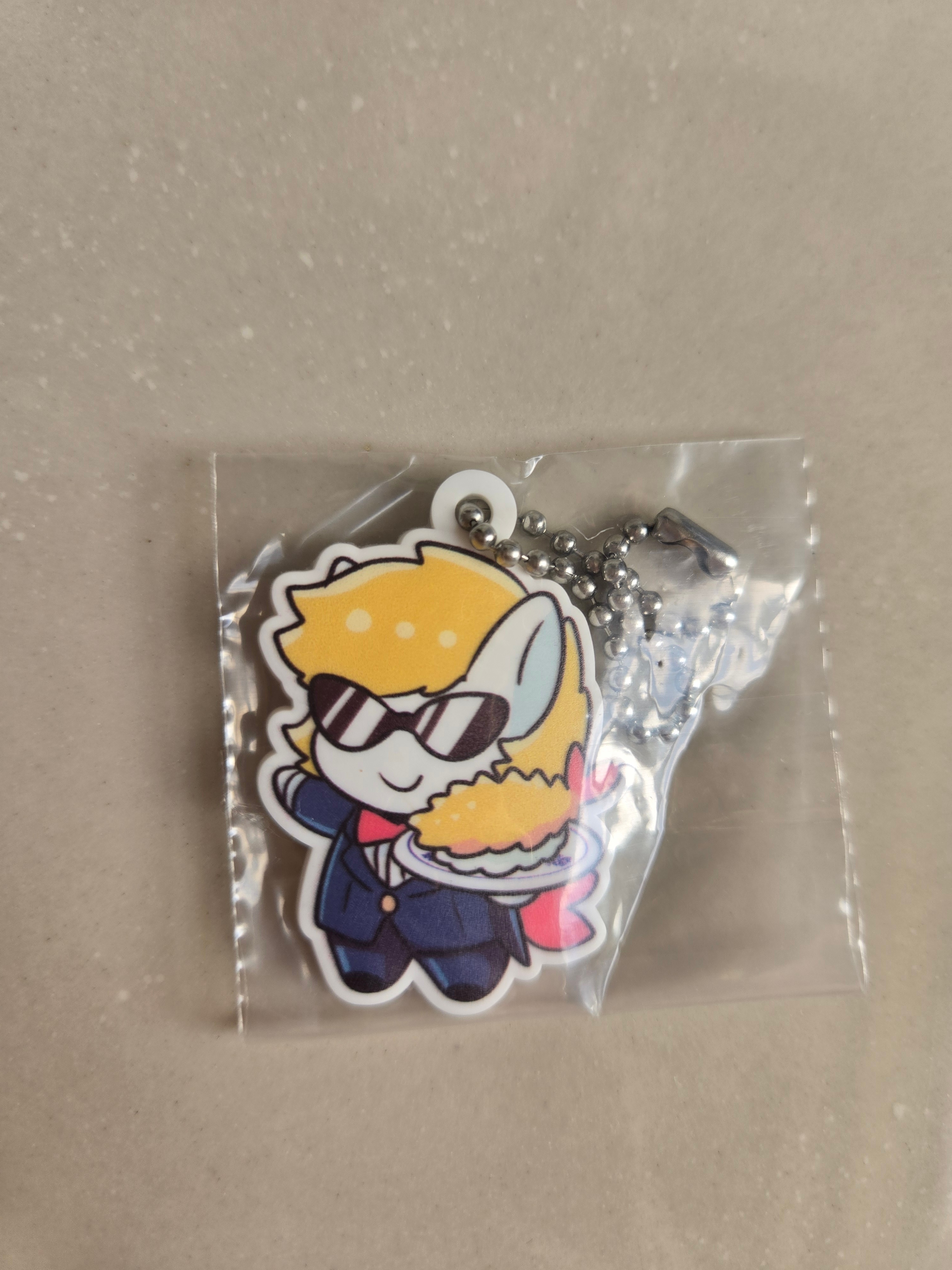 Tempura Character Keychain Kura Sushi Pet