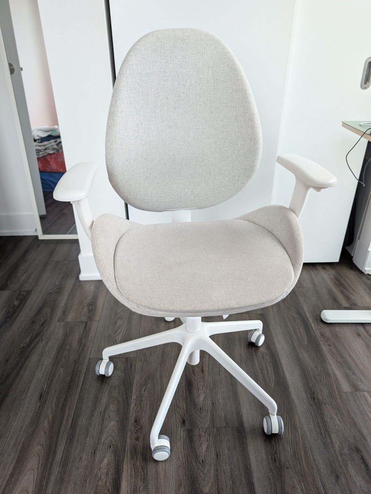 IKEA Ergonomic Office Chair - Beige/White