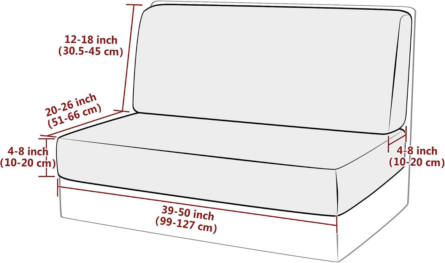 Stretch RV Dinette Cushion Covers – Backrest & Bench Set - photo 5