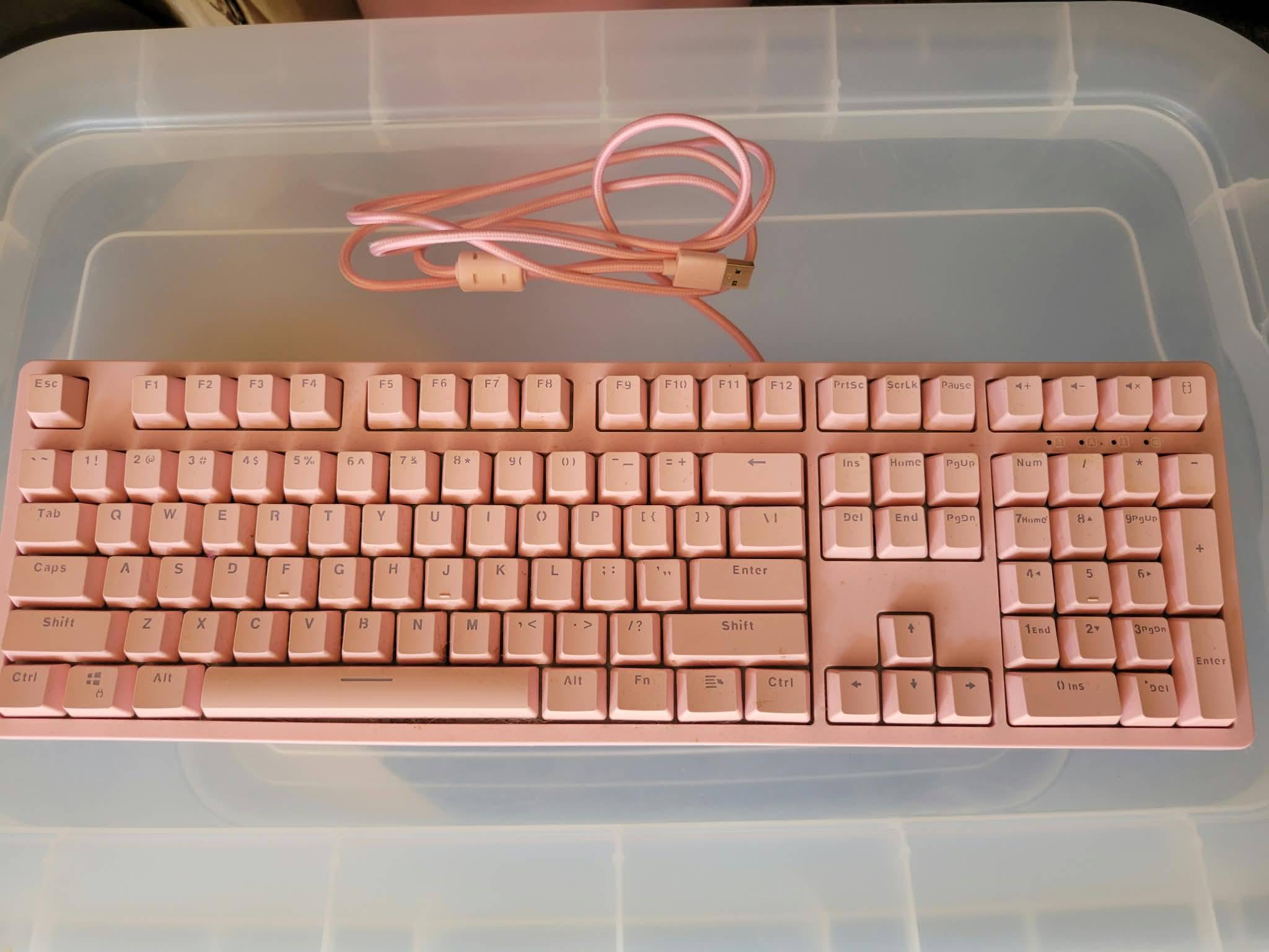 Pink Mechanical Keyboard