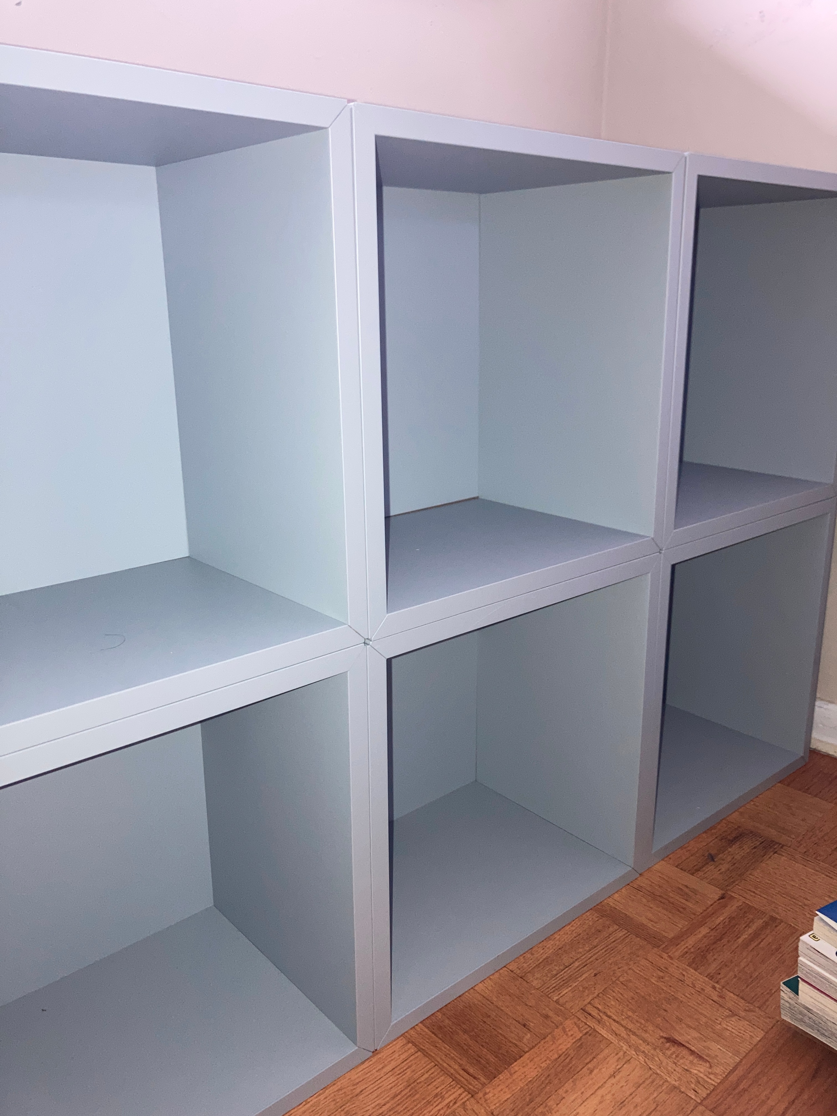 Set of 6 IKEA EKET cabinets, light grey-blue - photo 4