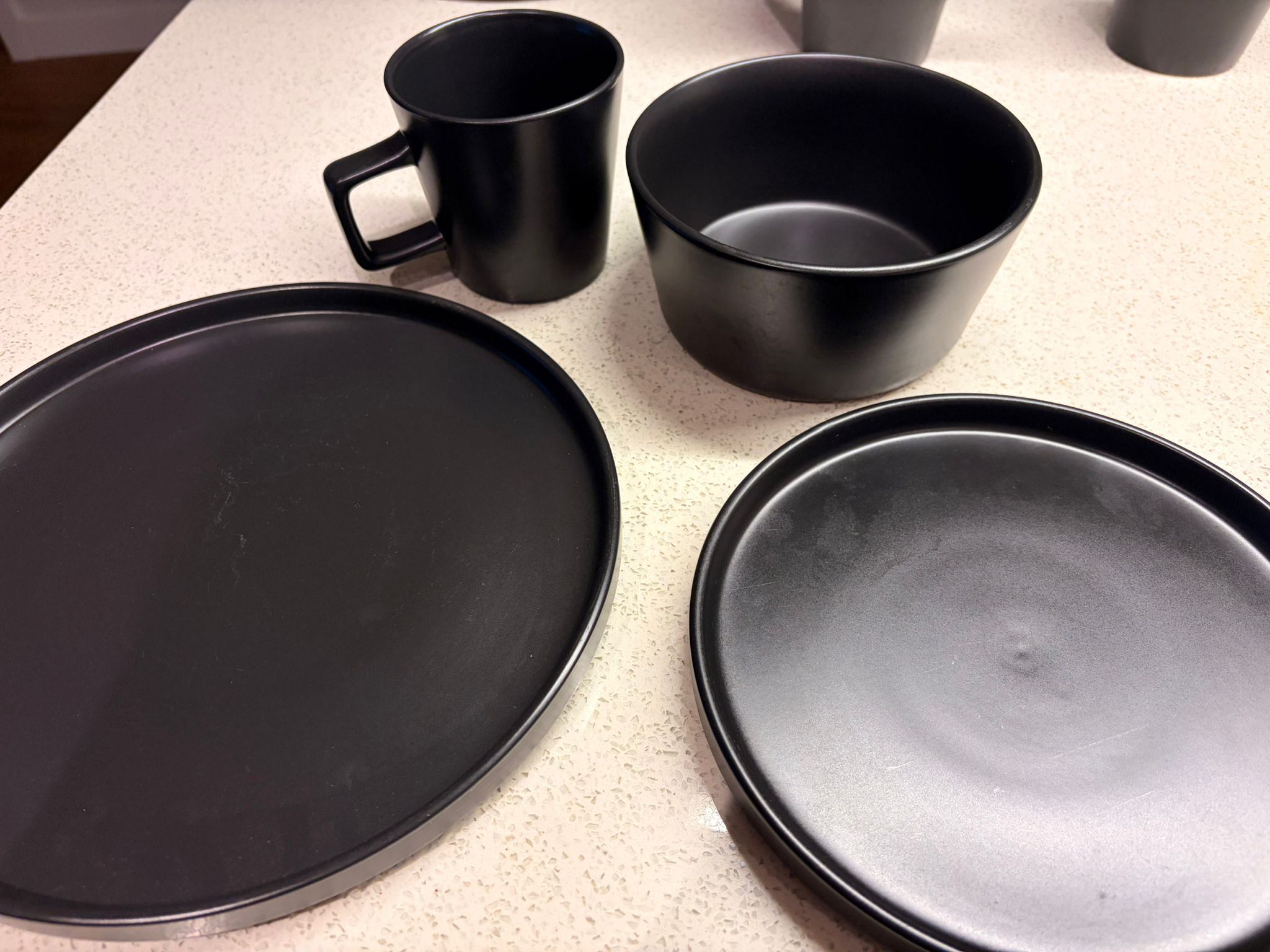 Matte Black Dinnerware Set - 10 pc - photo 2