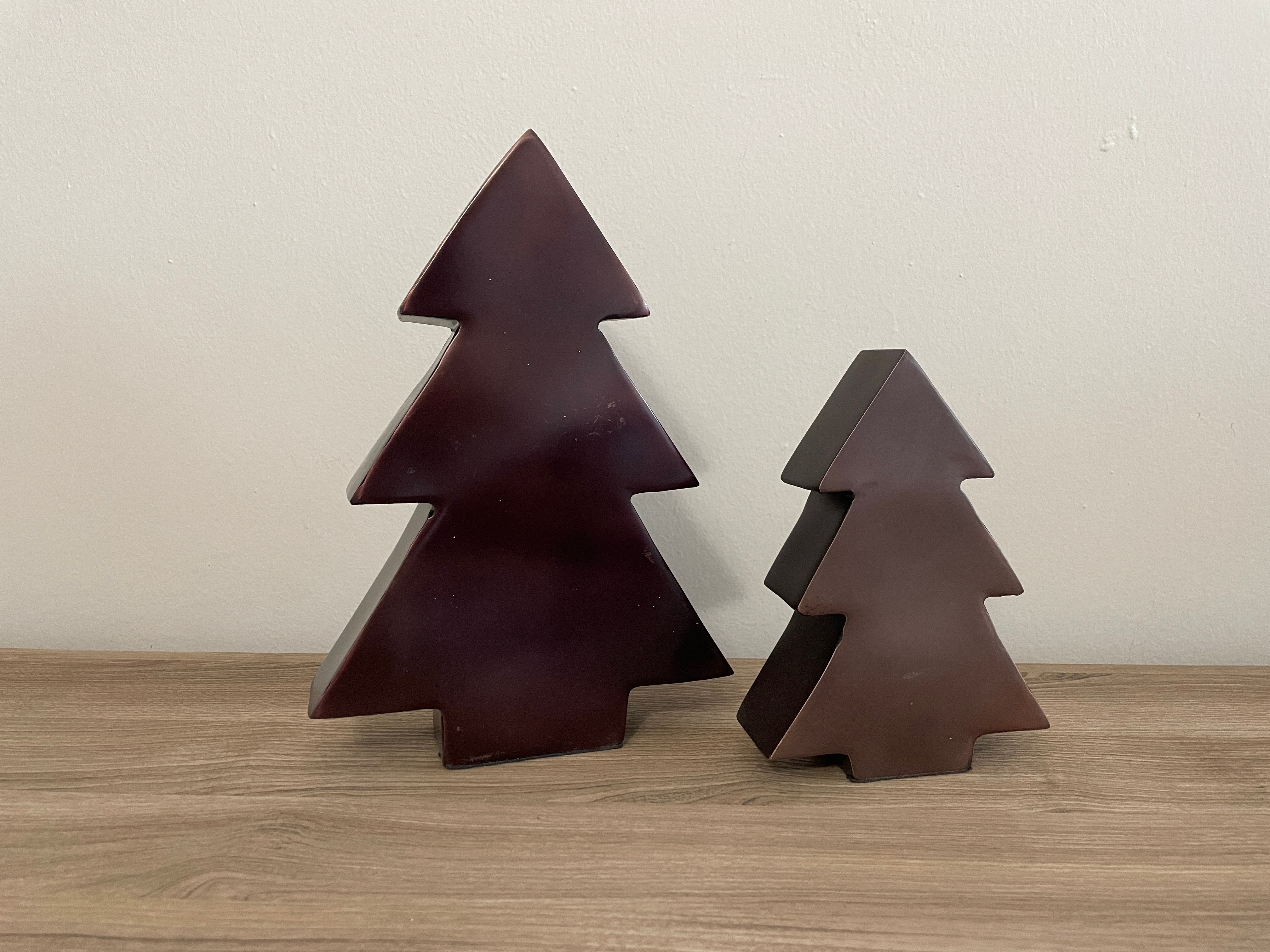 Powder Coated Steel Christmas Trees (set of 2)