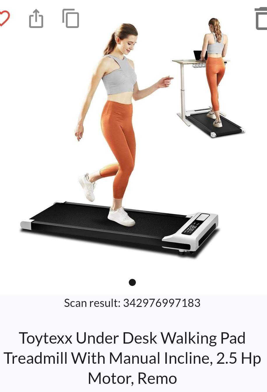 Walking Pad Under‑Desk Treadmill – 2.5HP Quiet Motor - photo 2