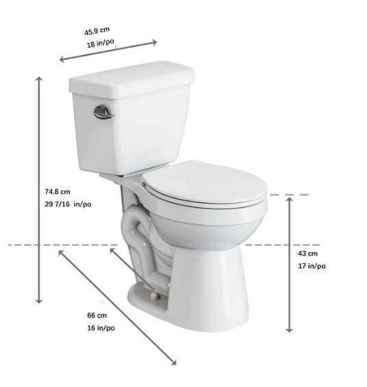 New Danze Round Toilet in Sealed Box - photo 3